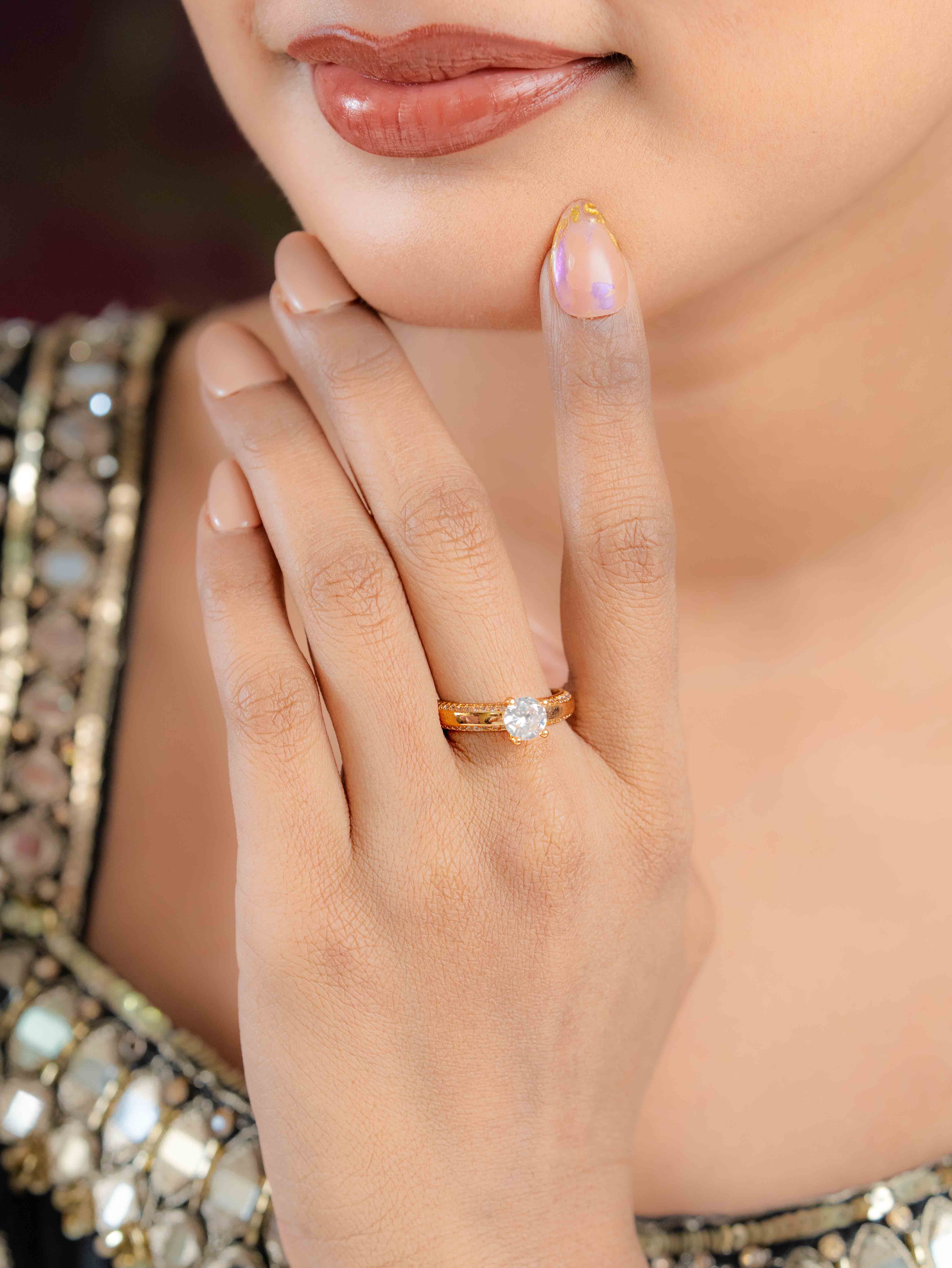 Garden Glow Adjustable Ring