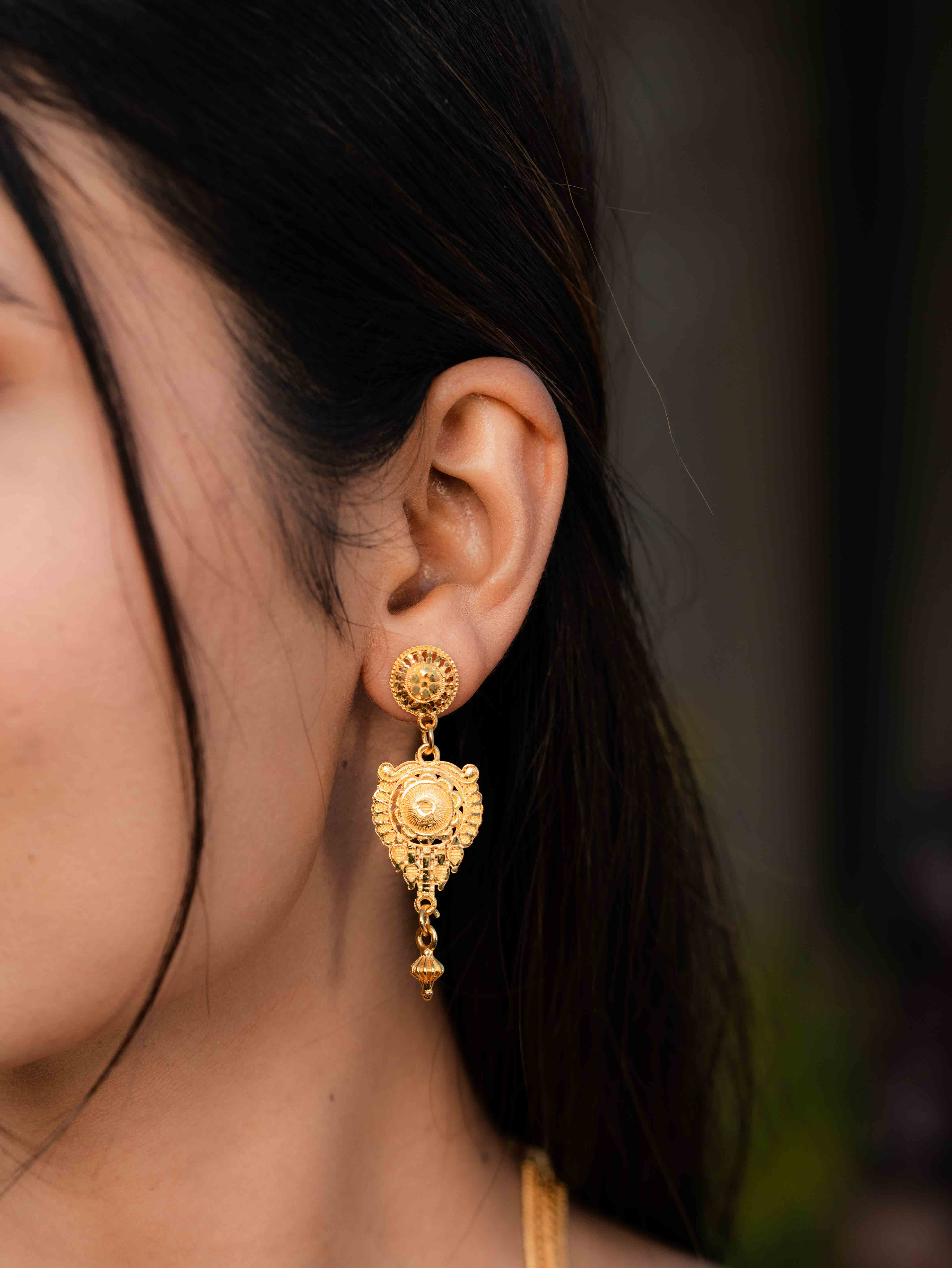Tanirika Long Gold Necklace set