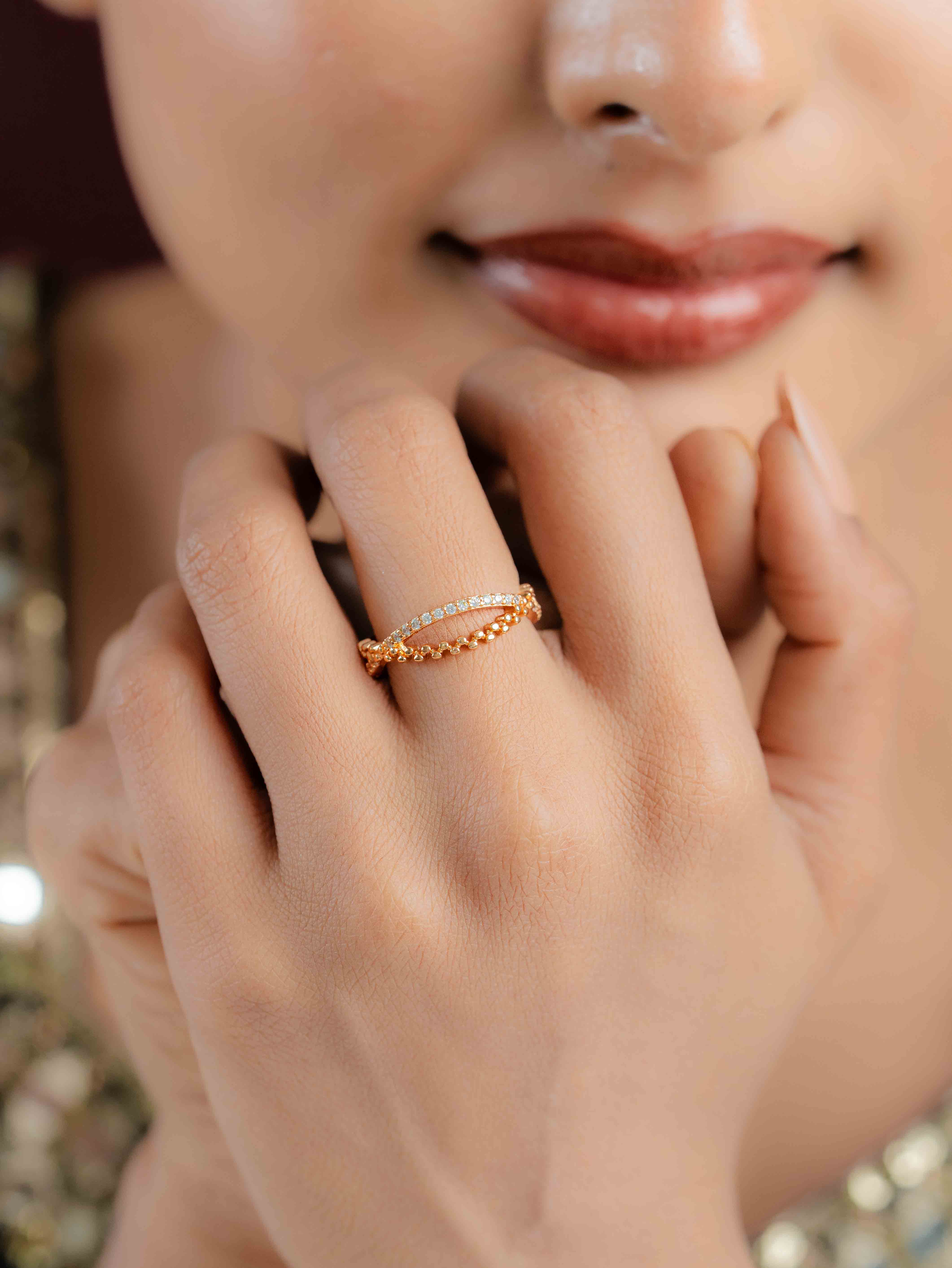 Aster Adjustable Ring