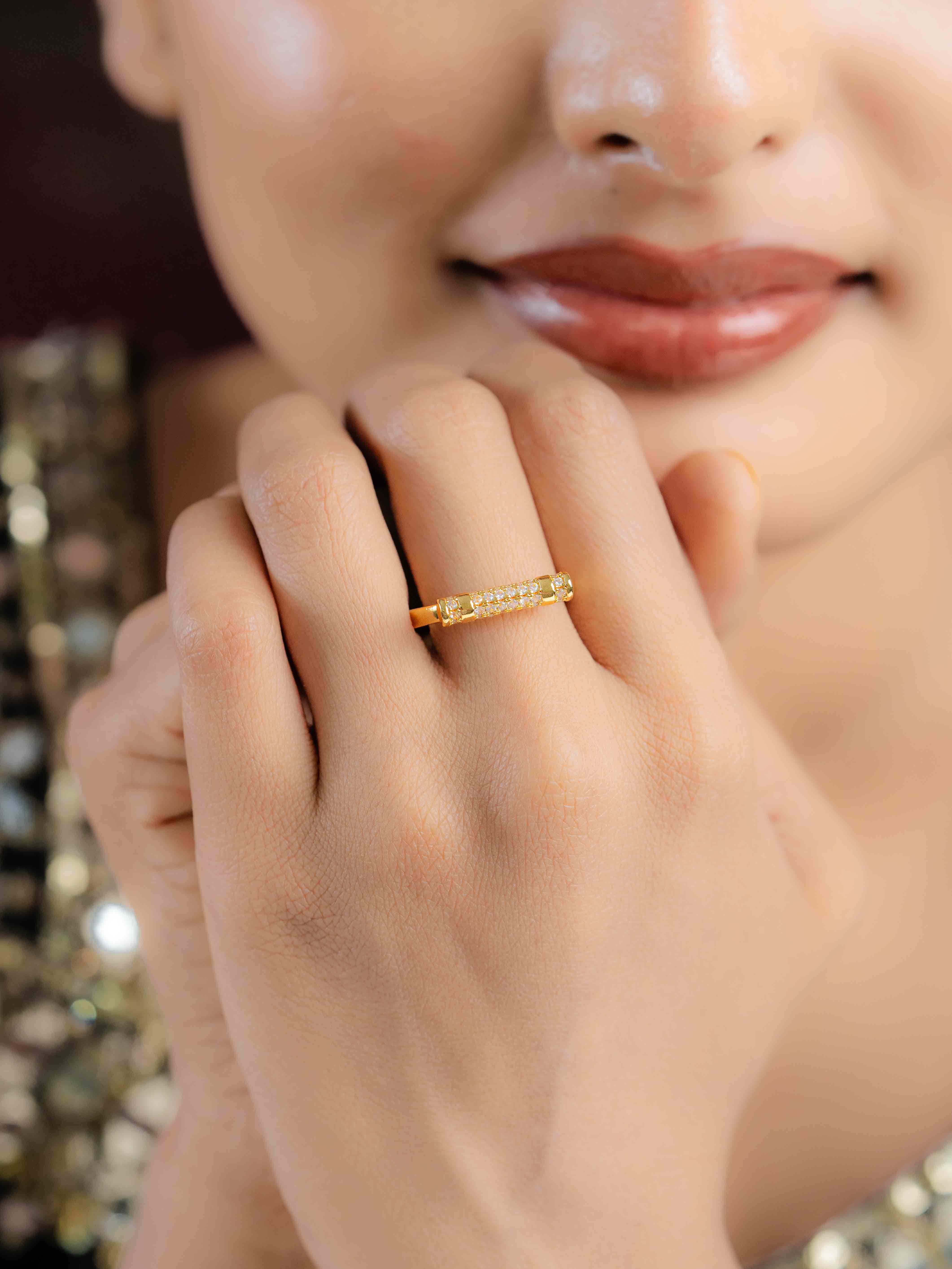 Precious Adjustable Ring