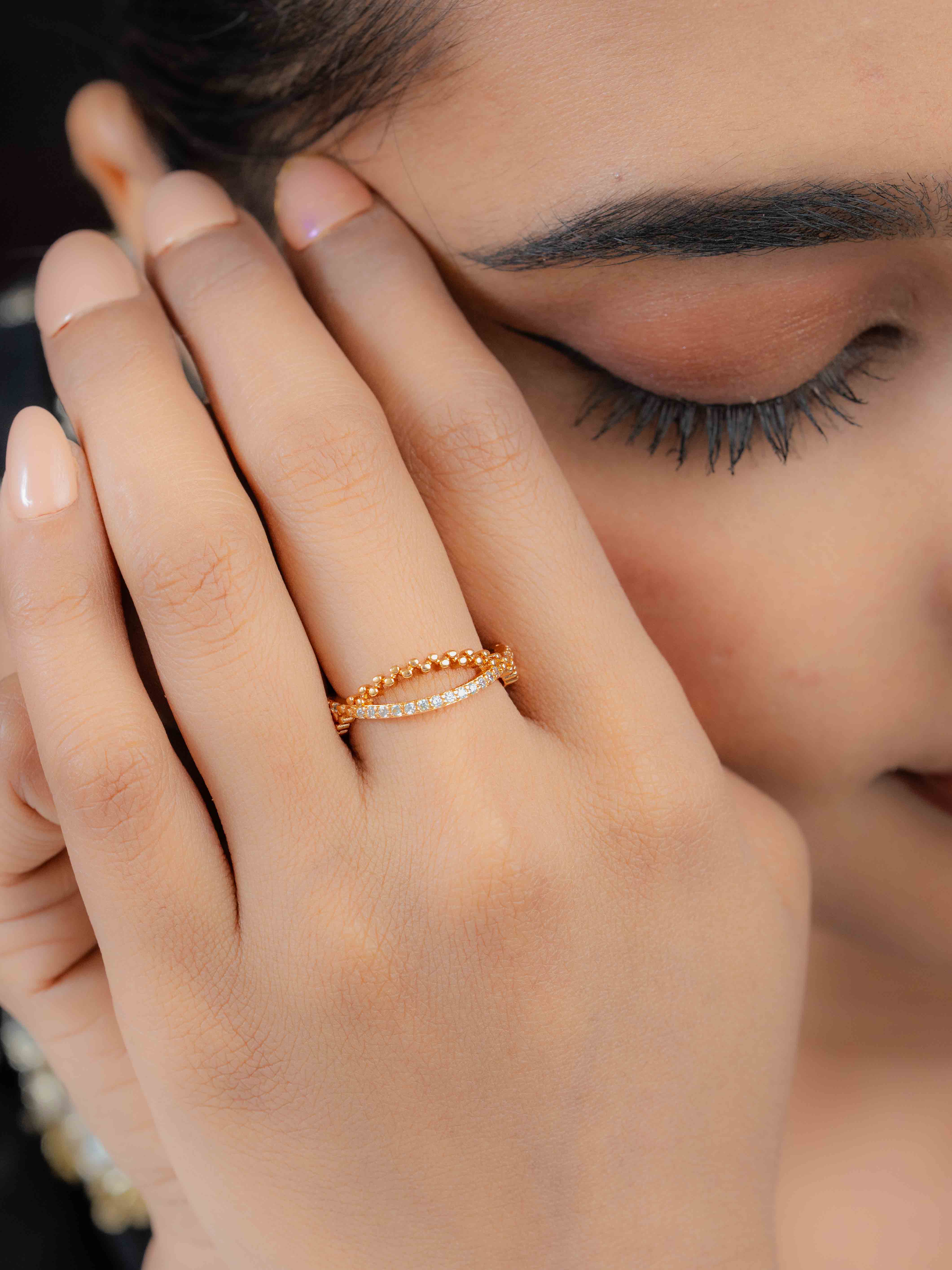 Aster Adjustable Ring
