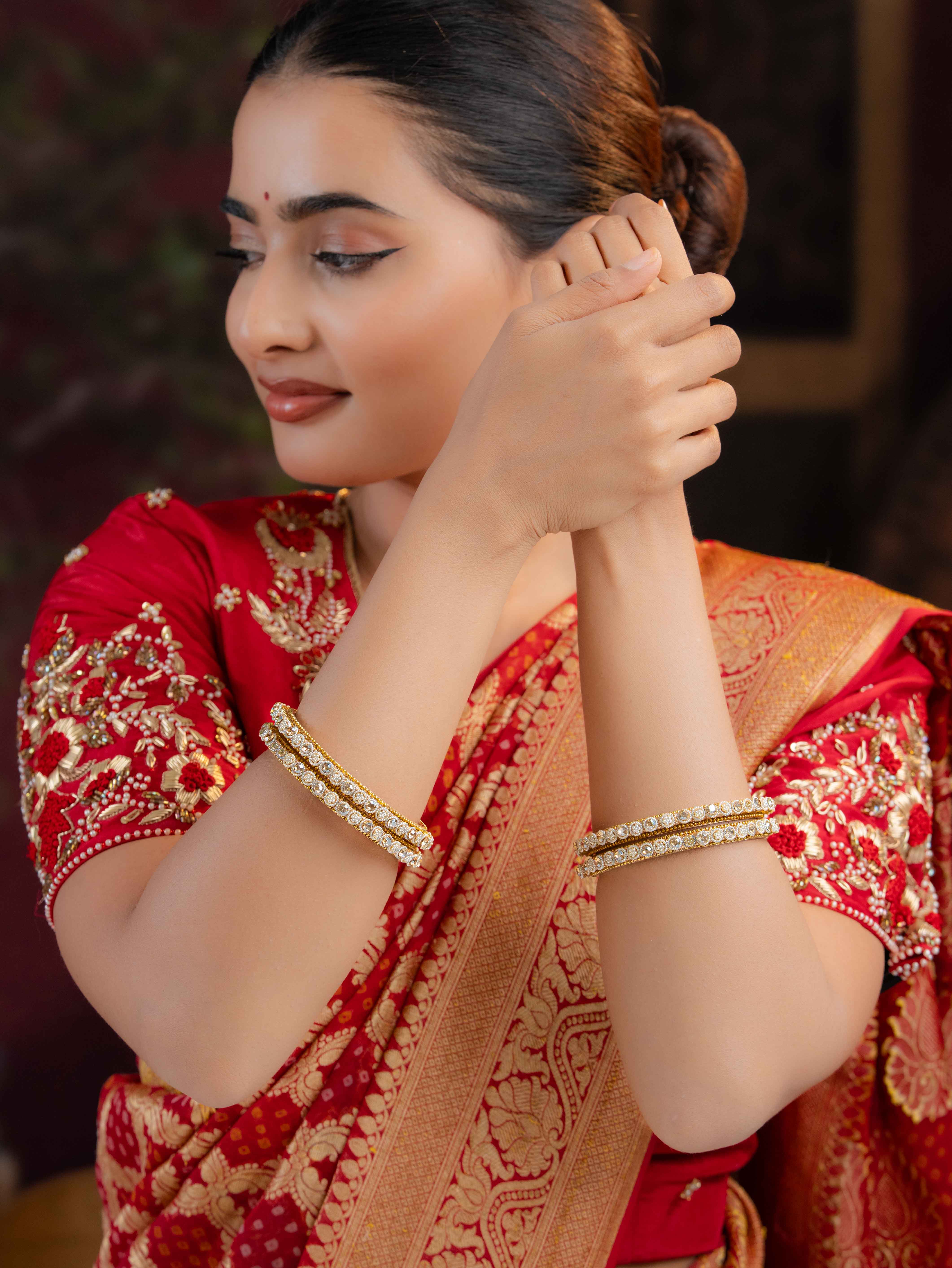 Mishika Festive Bangles ( Set Of 4 )