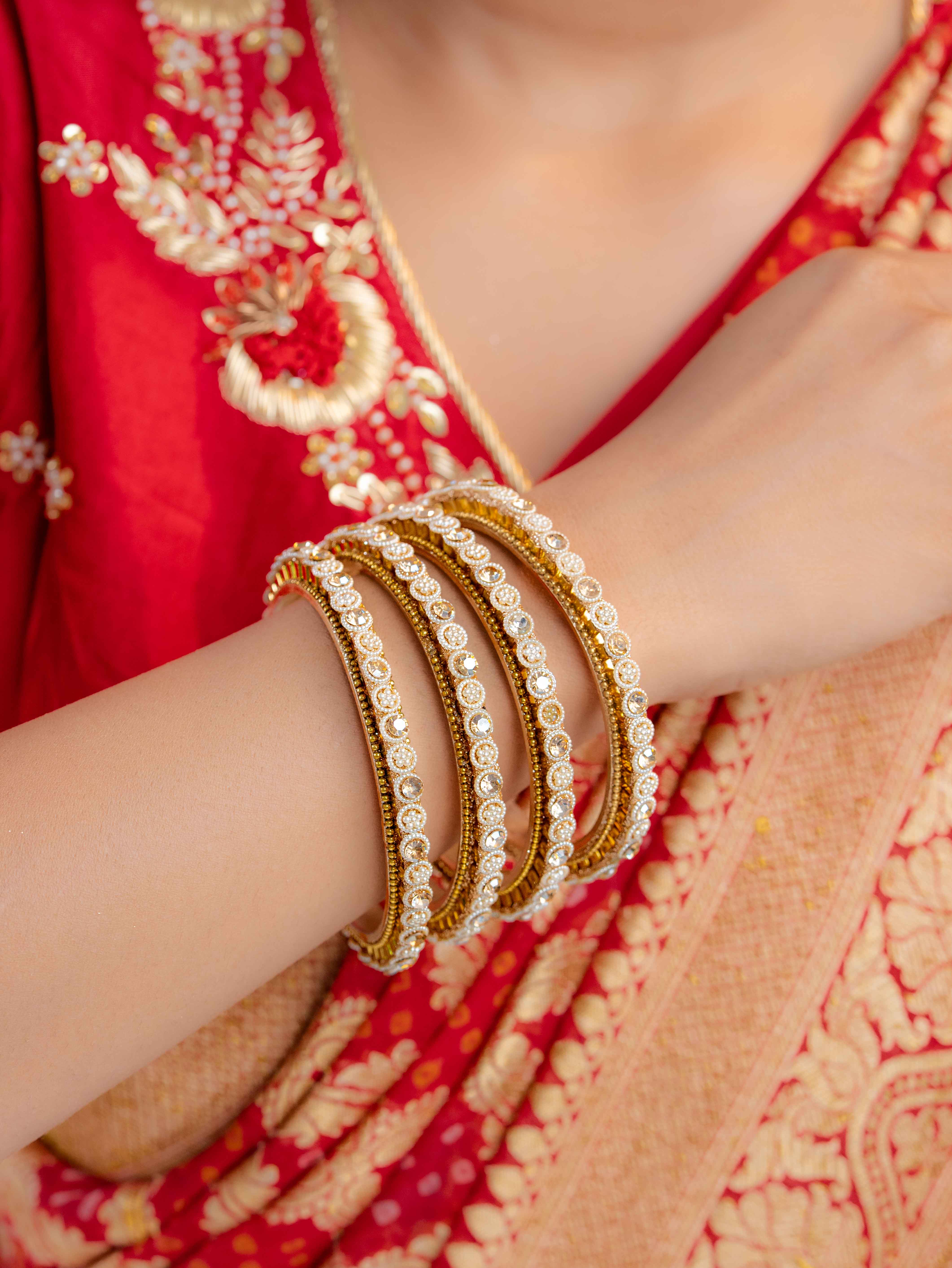 Mishika Festive Bangles ( Set Of 4 )