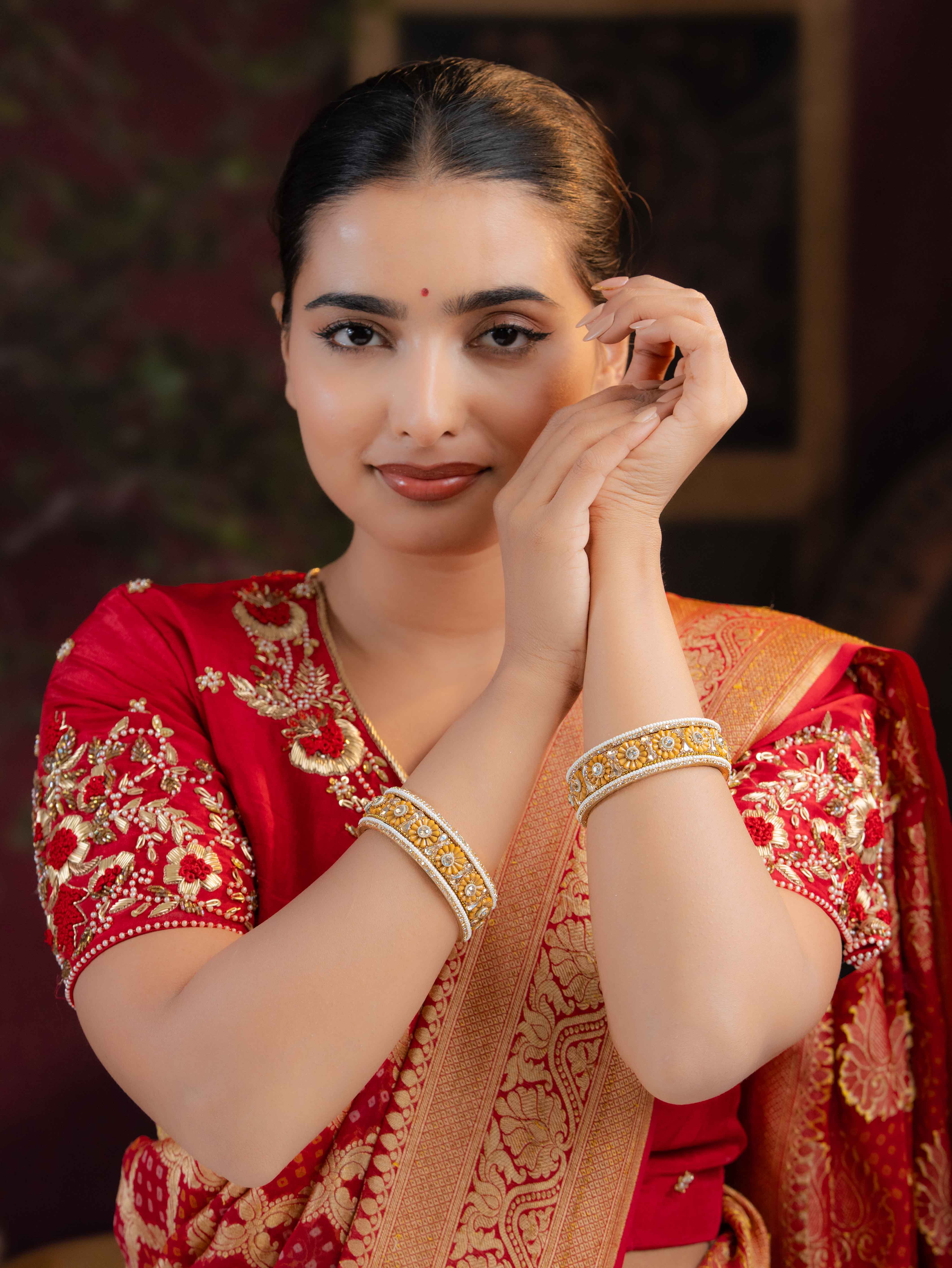 Pushpa Festive Bangles ( Set Of 6 )