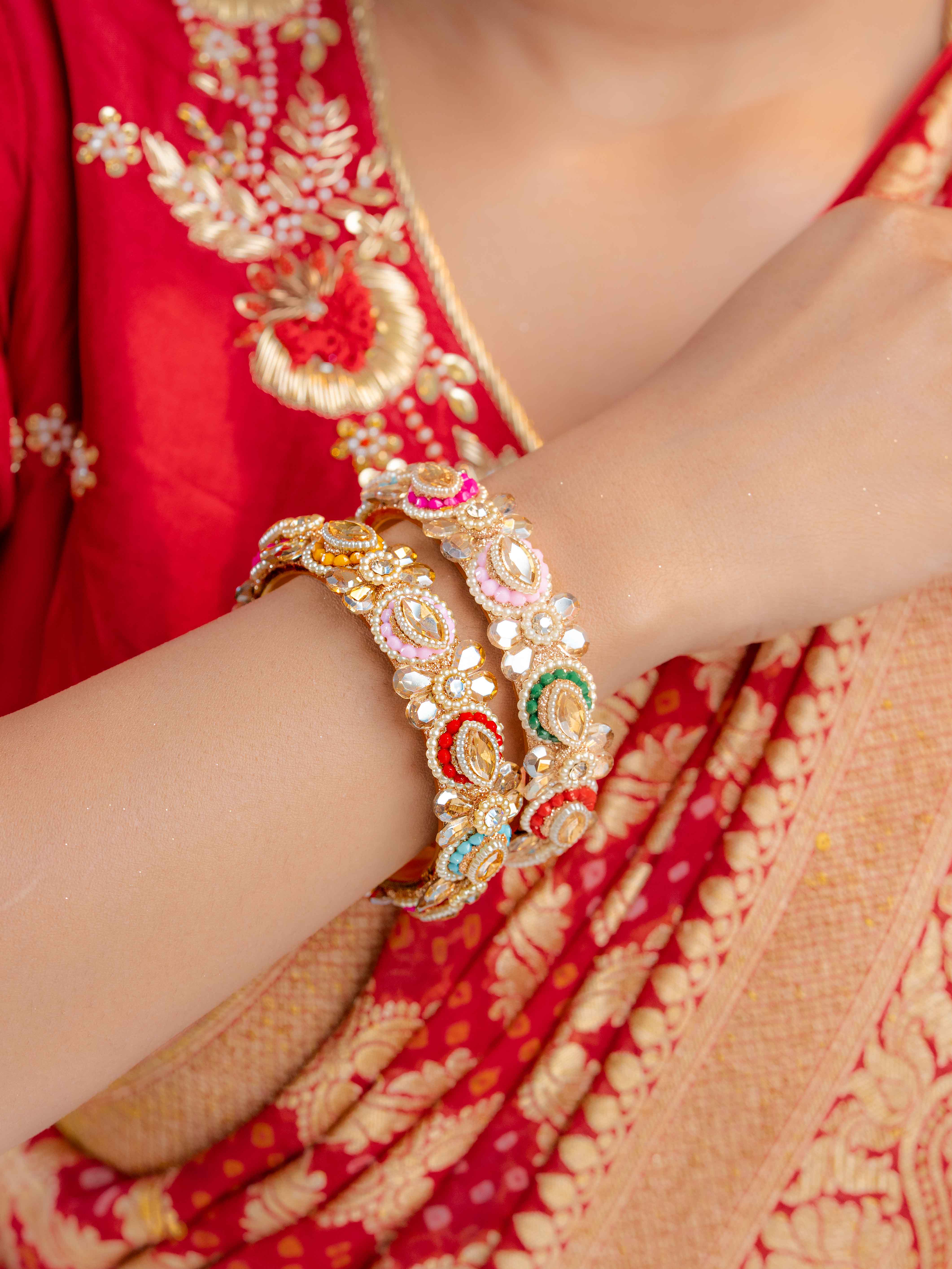 Phoolrani Festive Bangles ( Set Of 2)