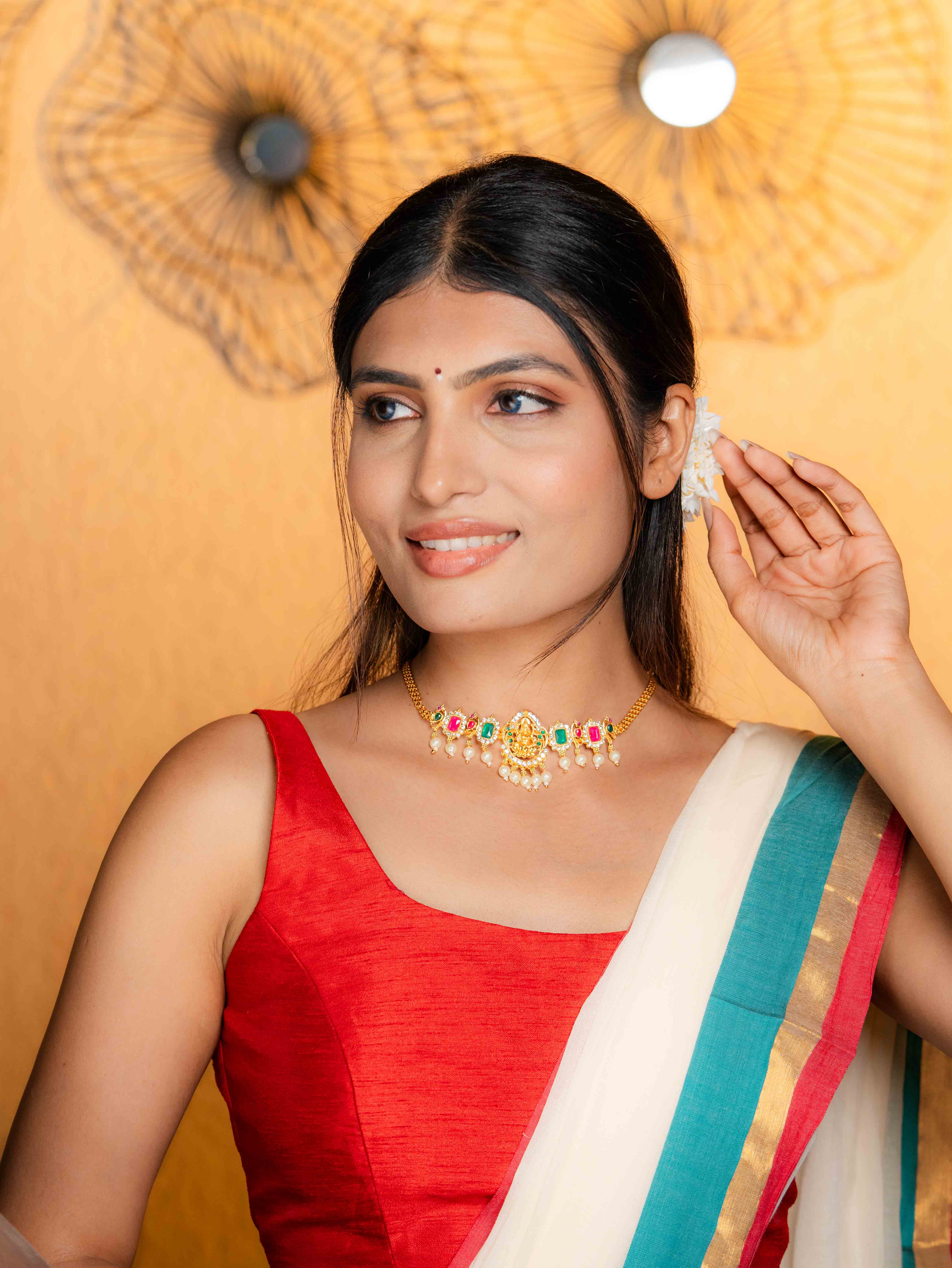Durgaani Temple Necklace set