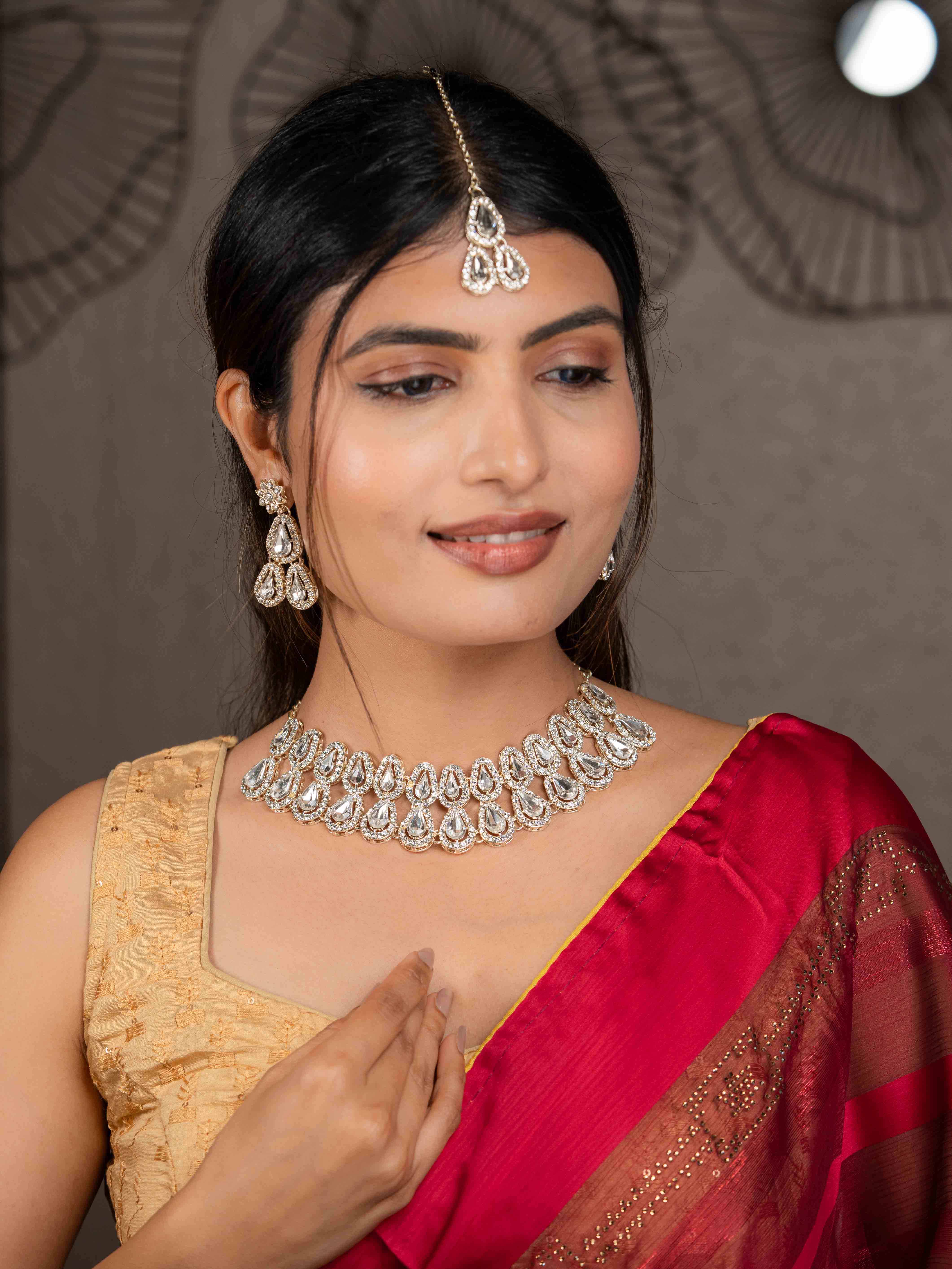 Heervika Diamond necklace set