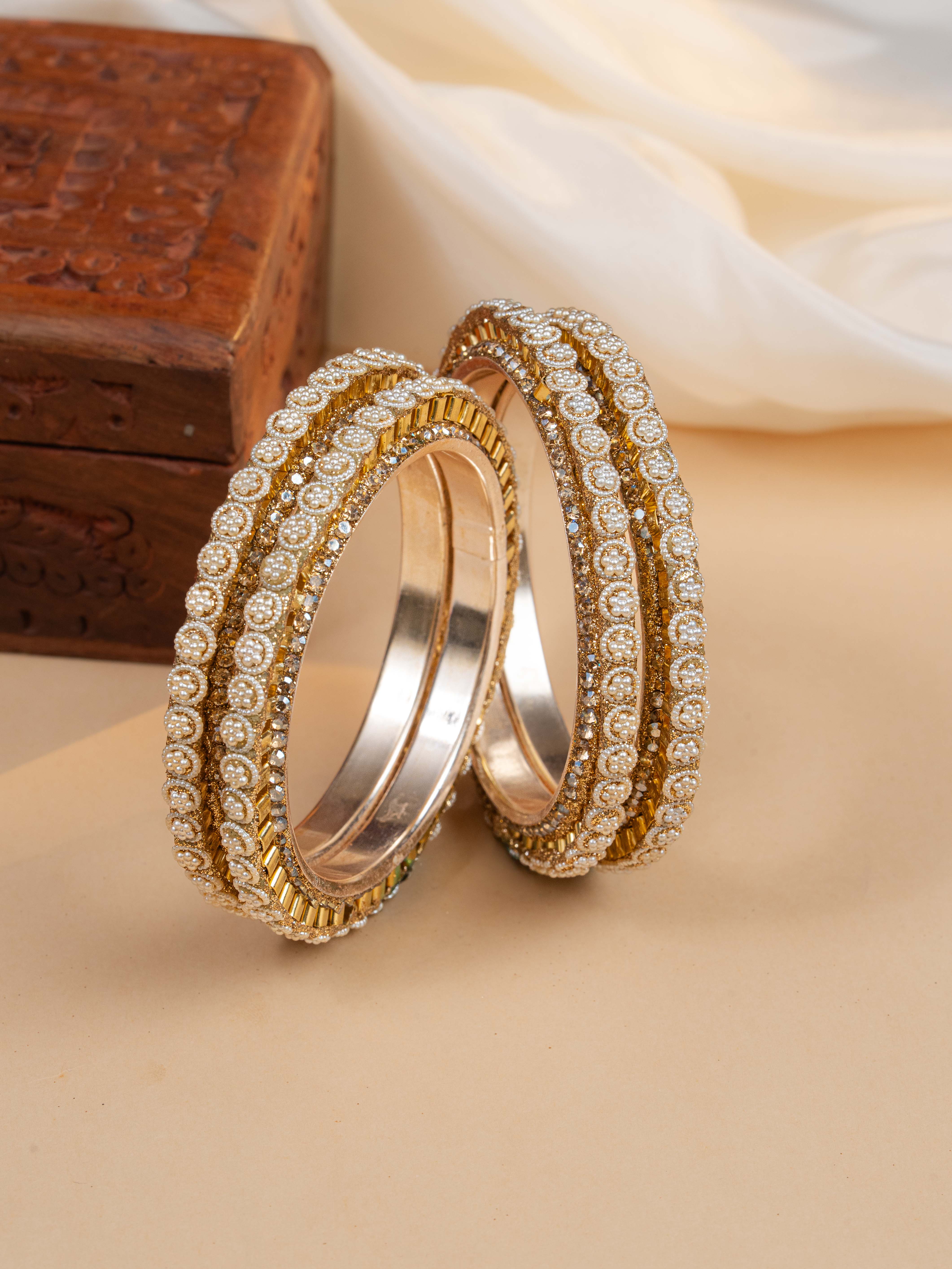 Mishika Festive Bangles ( Set Of 4 )
