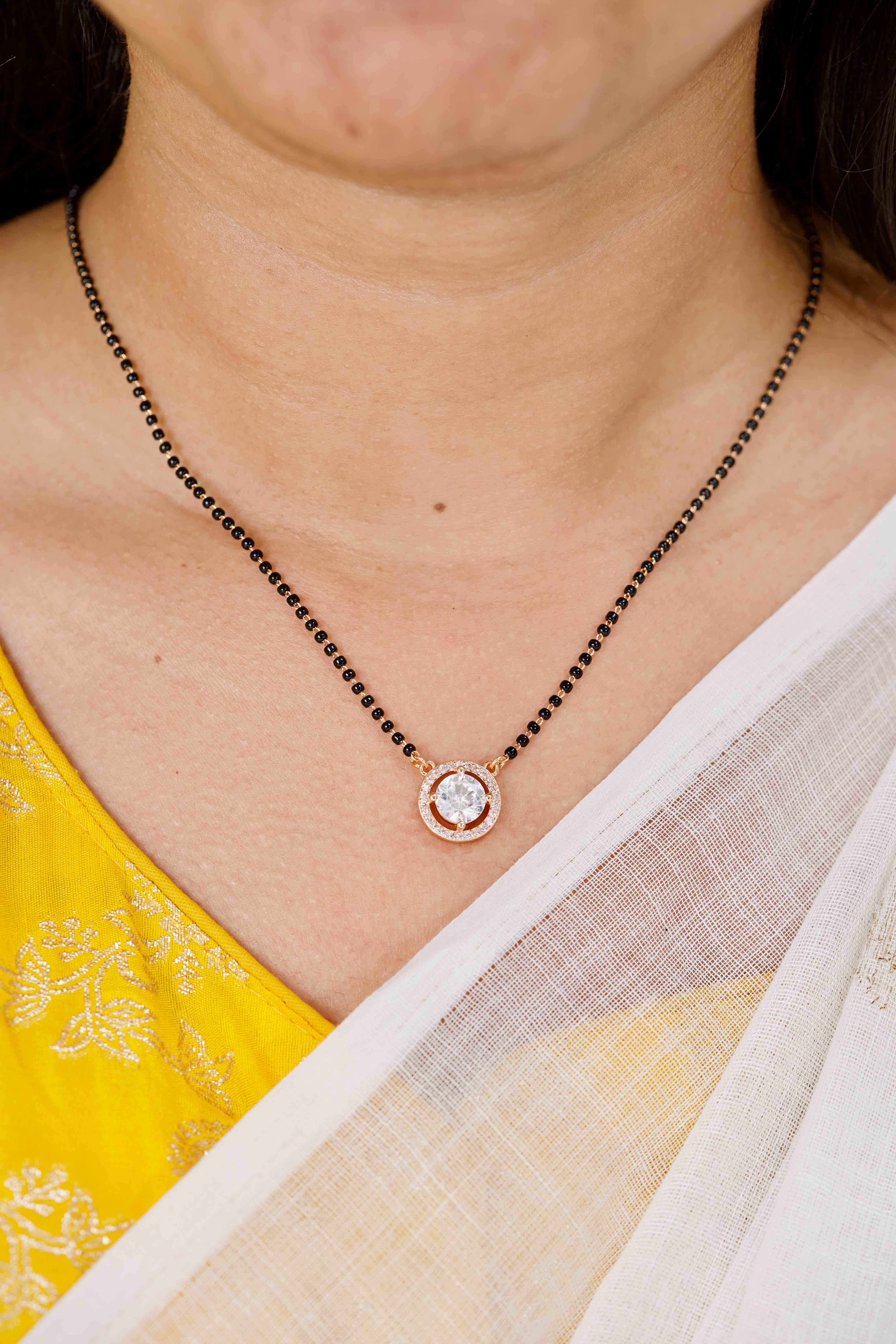 Suhana Full Black Beads Mangalsutra