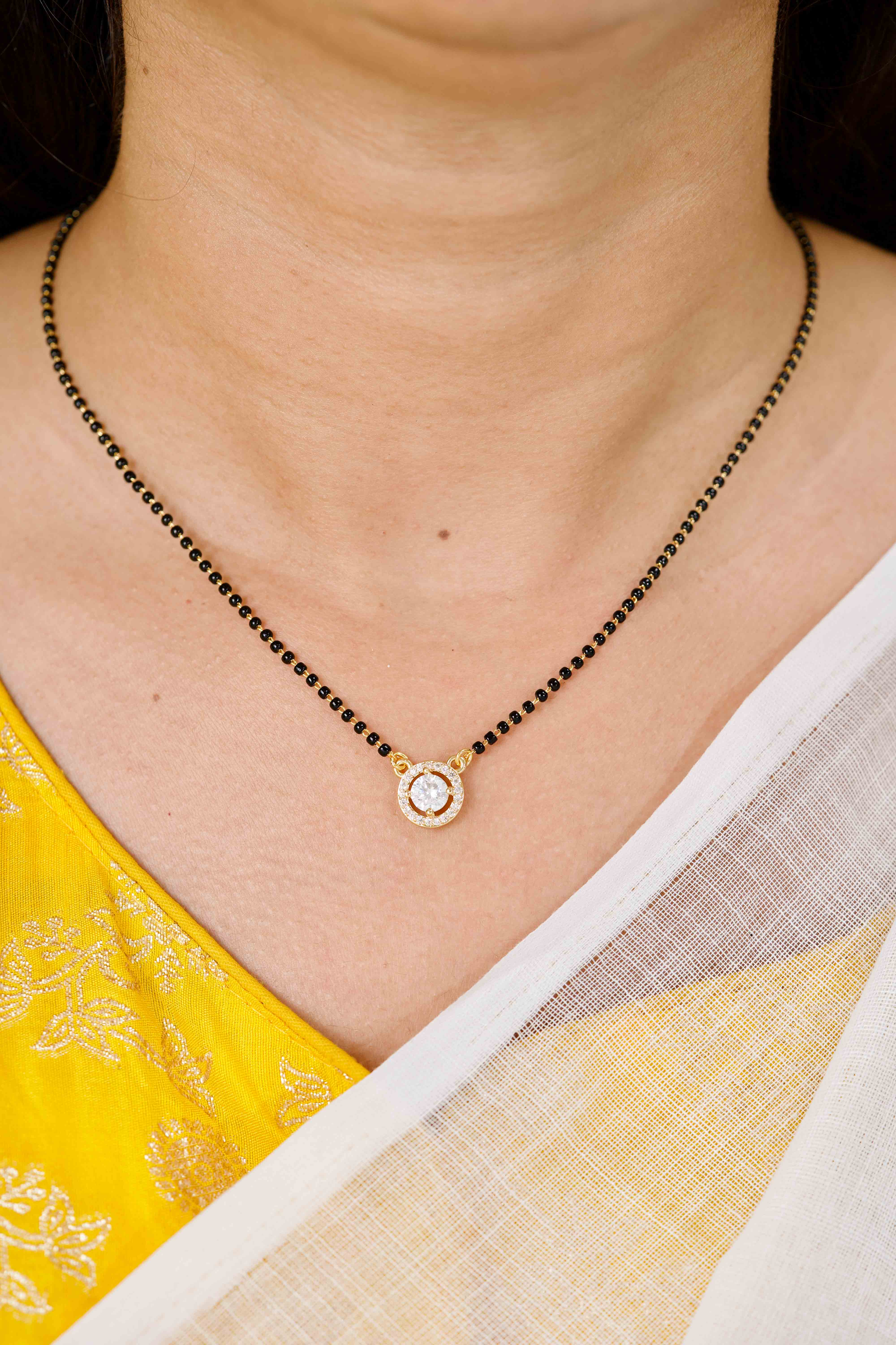 Emily Full Black Beads Mangalsutra