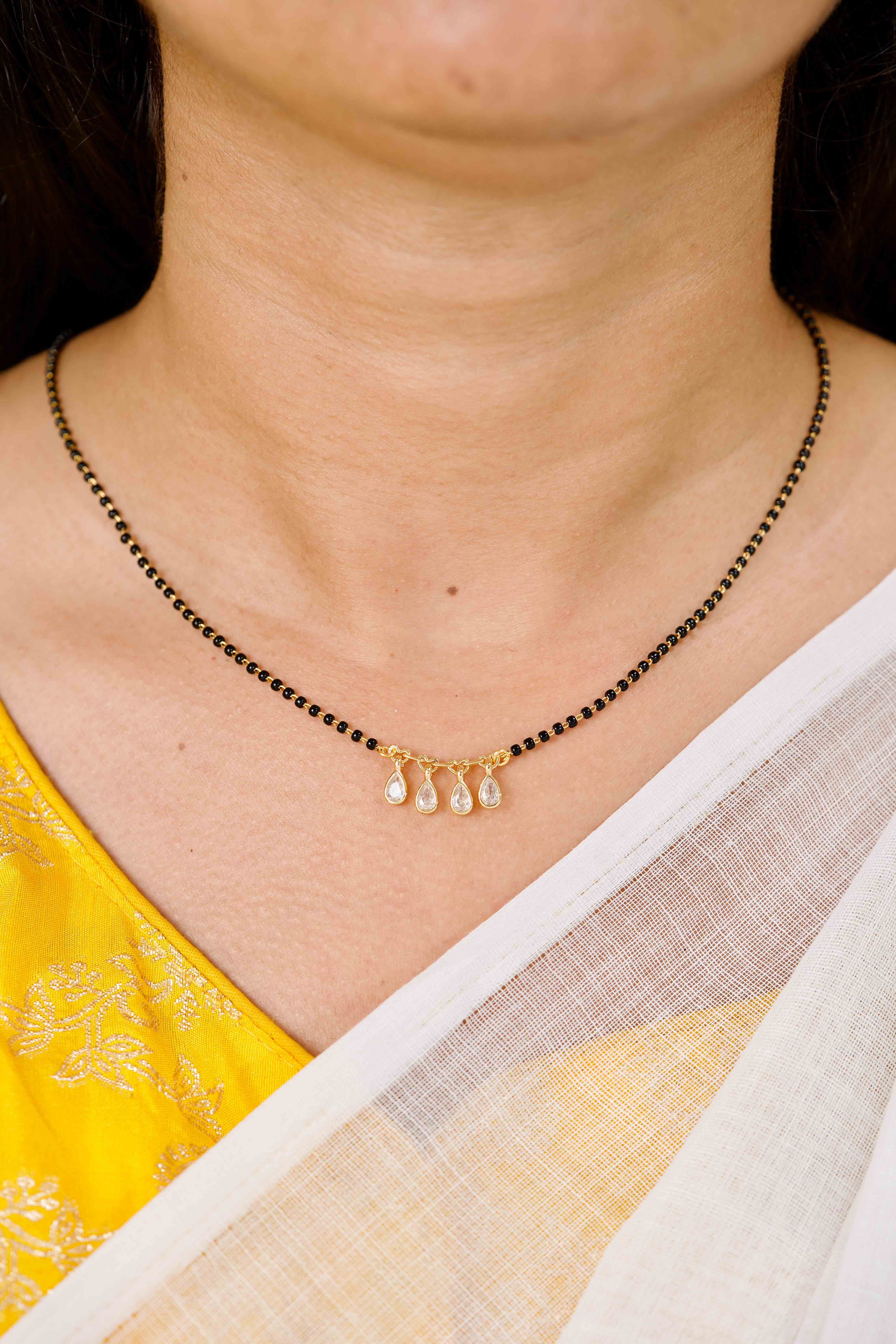 Meher Full Black Beads Mangalsutra