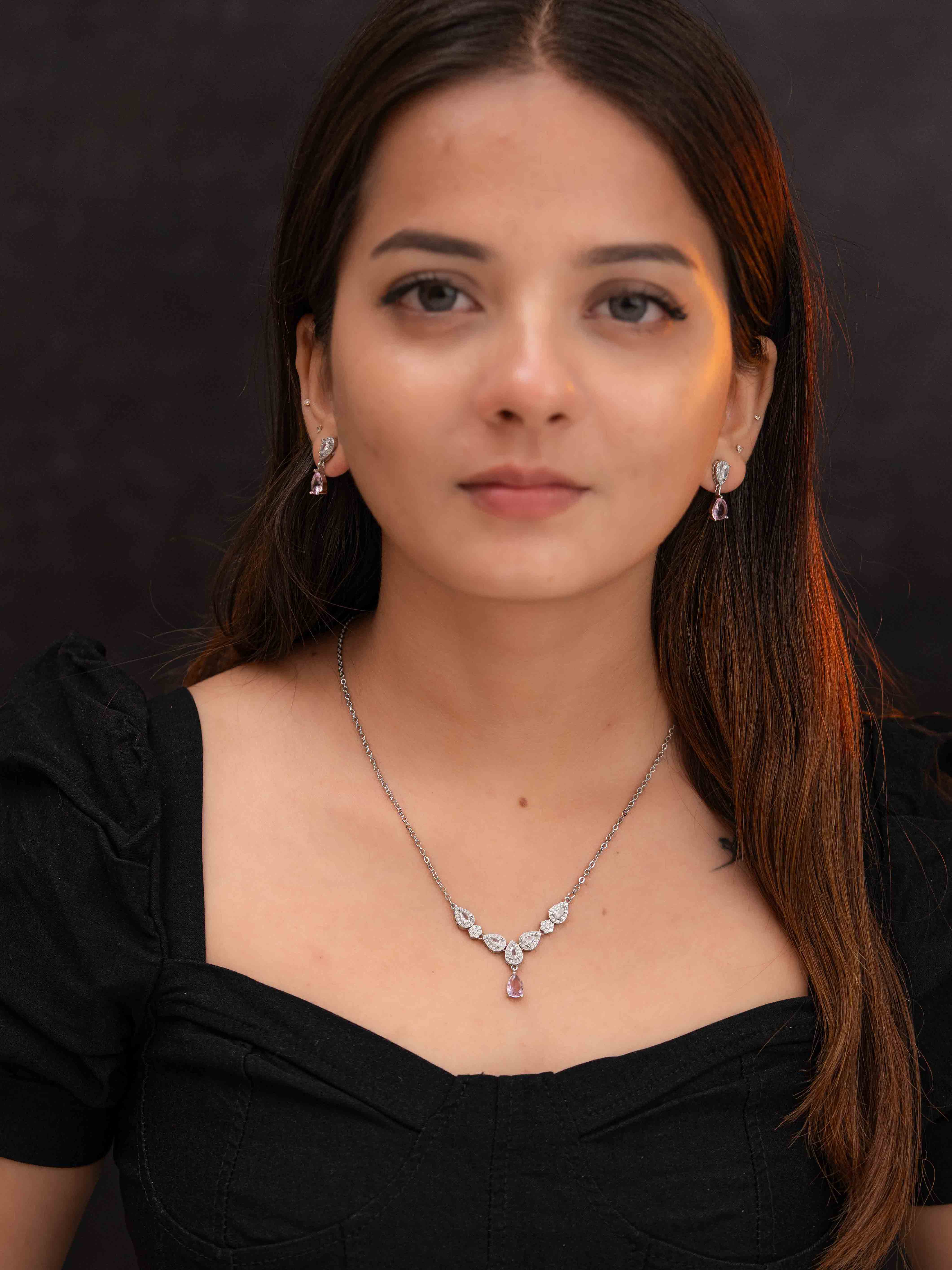 Rashmi Silver Necklace Set