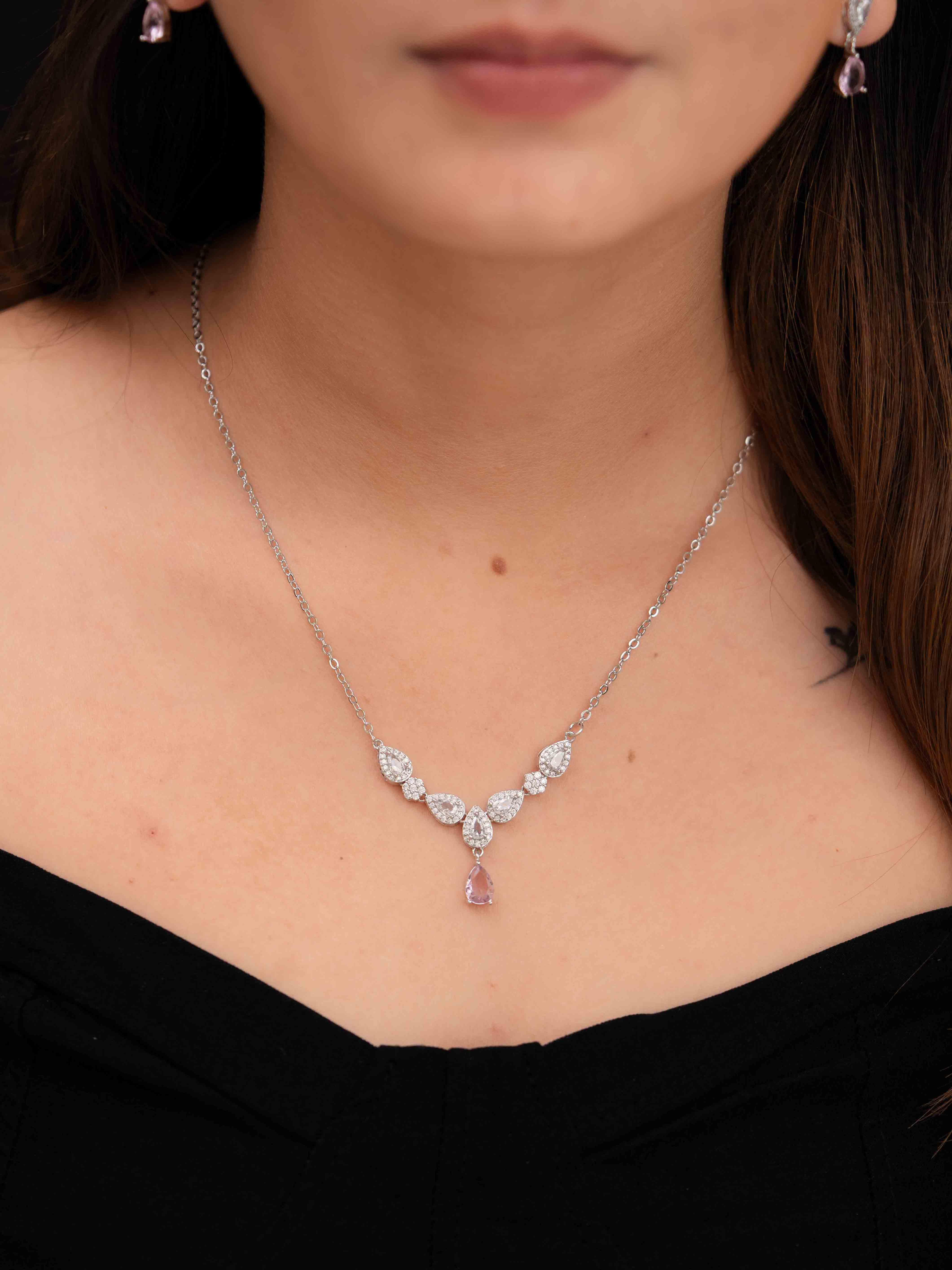 Rashmi Silver Necklace Set