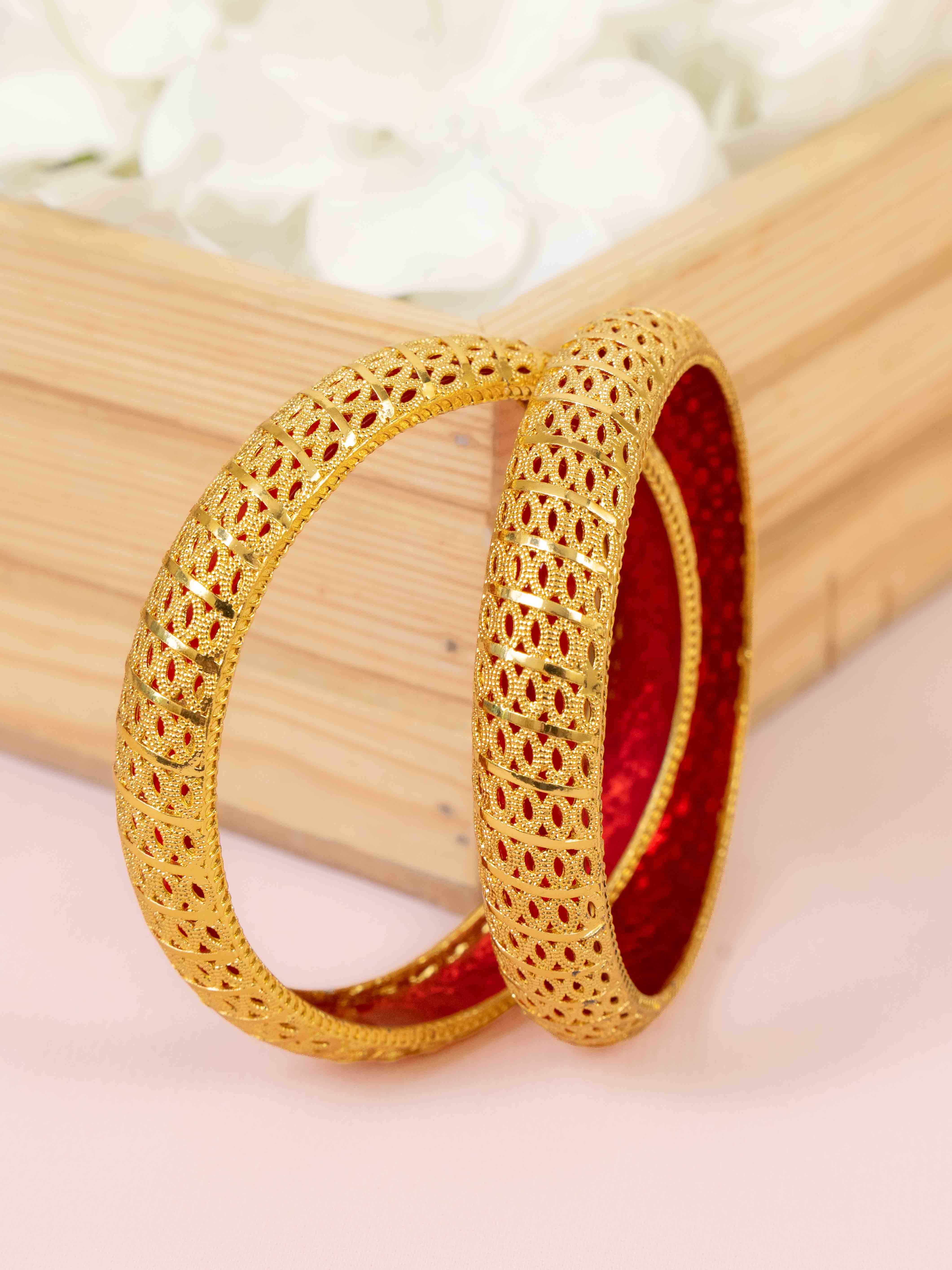 Rani Red bala Bangle (Set of 2 )