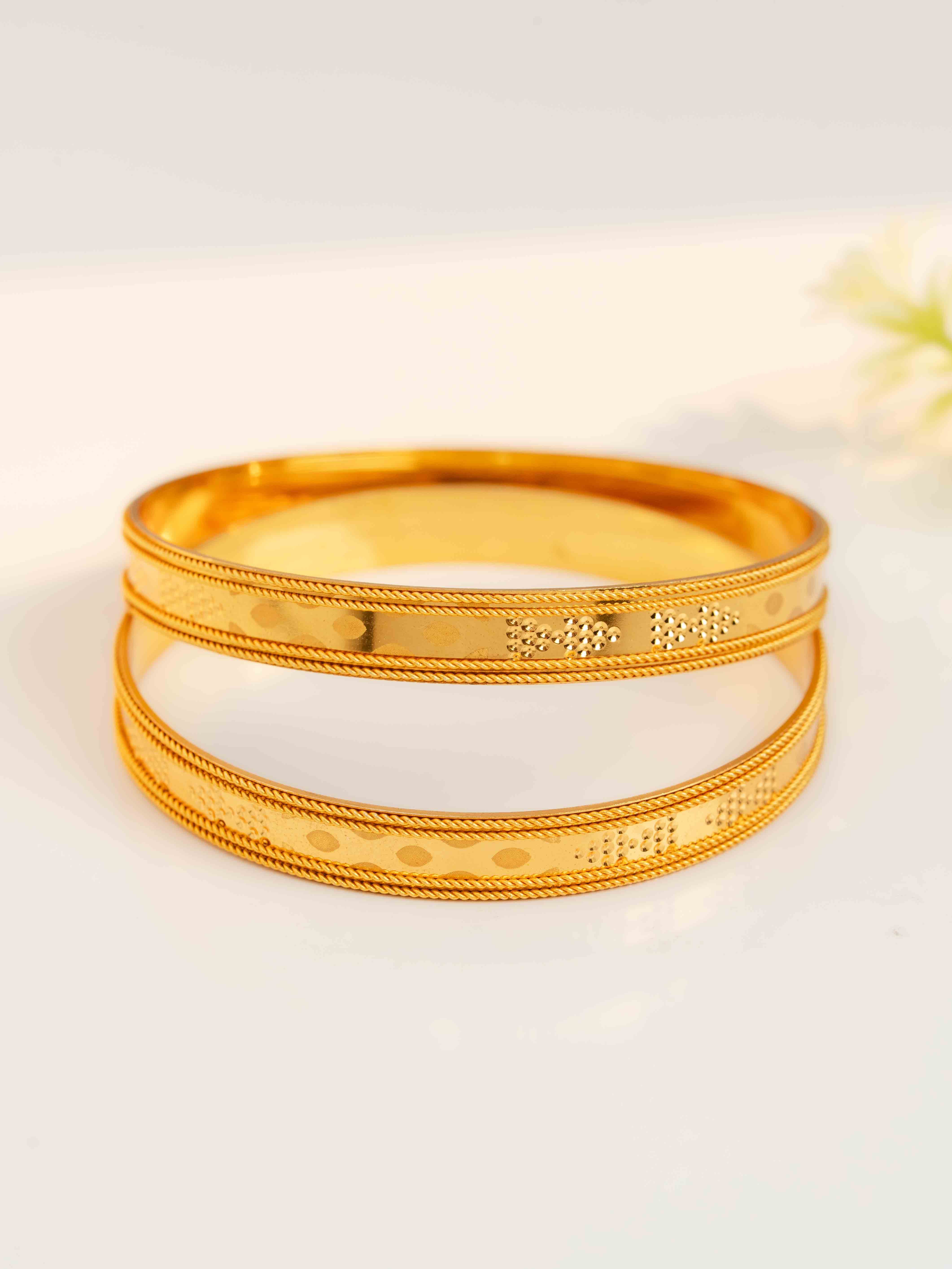 Mamta Designer Bangle. ( Set of 2) - Zeraki Jewels
