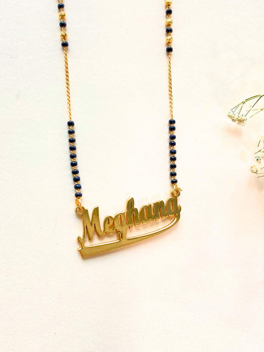 Majestic Name Mangalsutra ( Customized Name) Zeraki Jewels