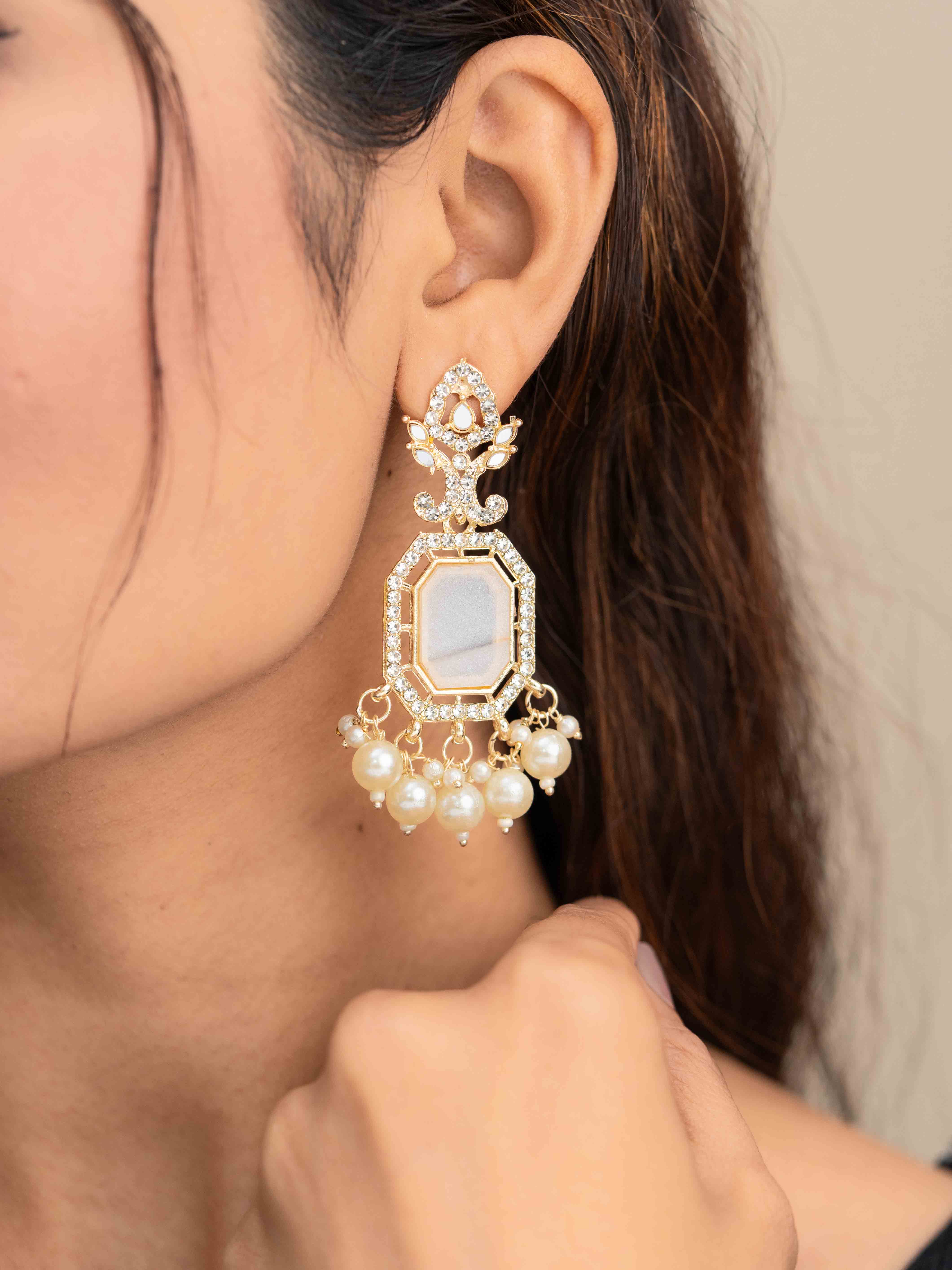Mitali Kundan Earrings