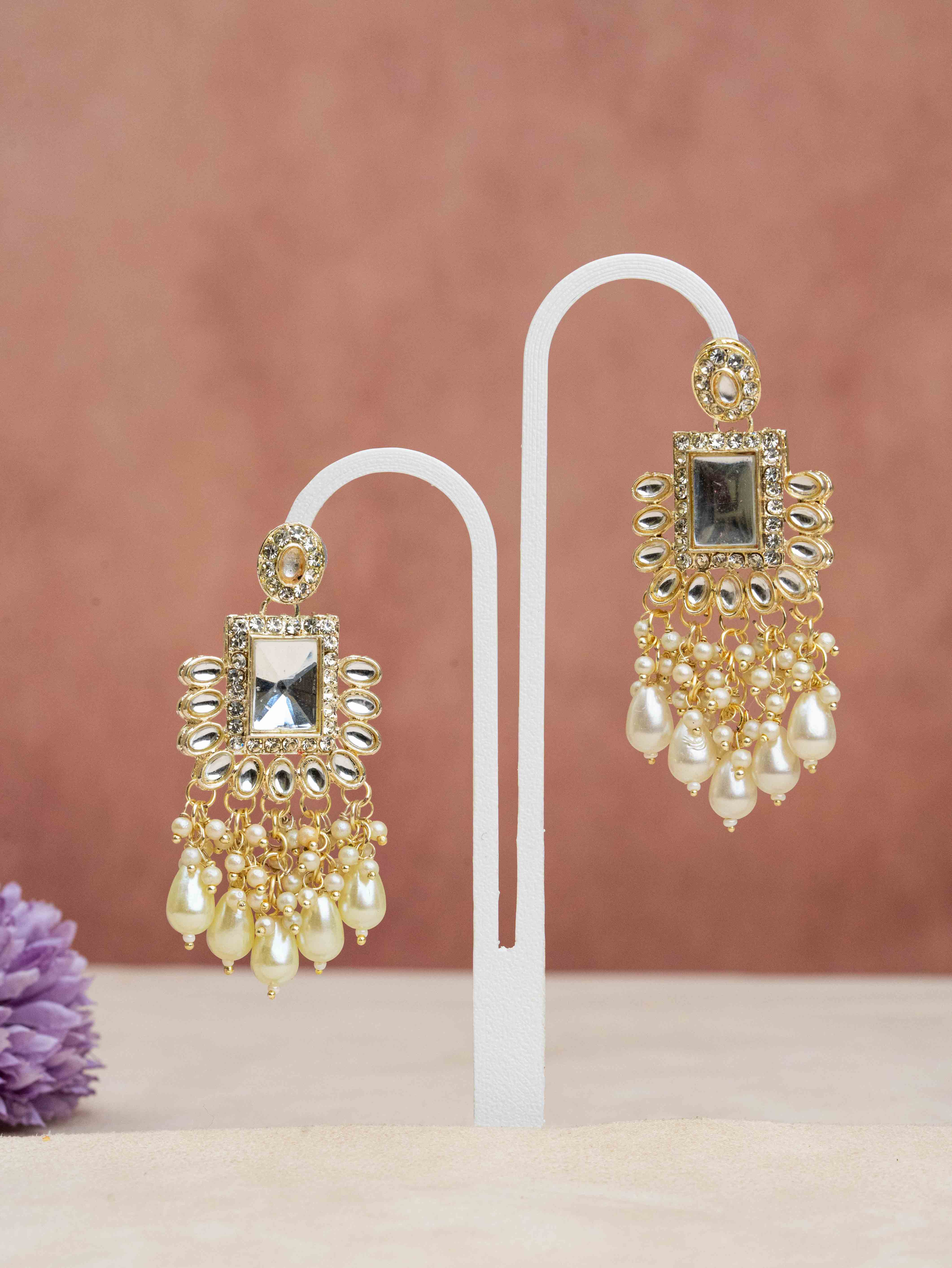 Mrunal Kundan Earrings