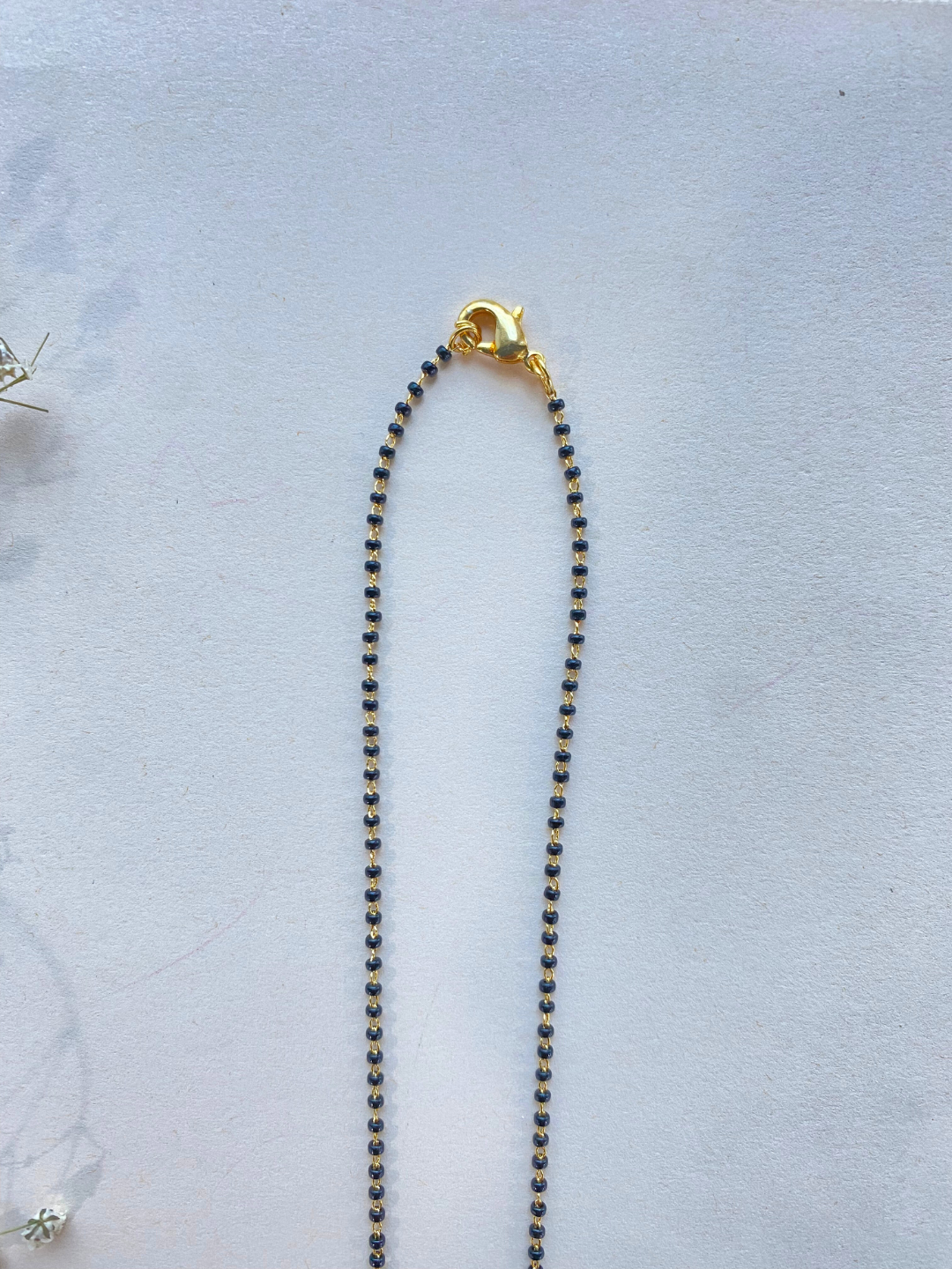 Priyanka Mangalsutra Black Beads Chain 