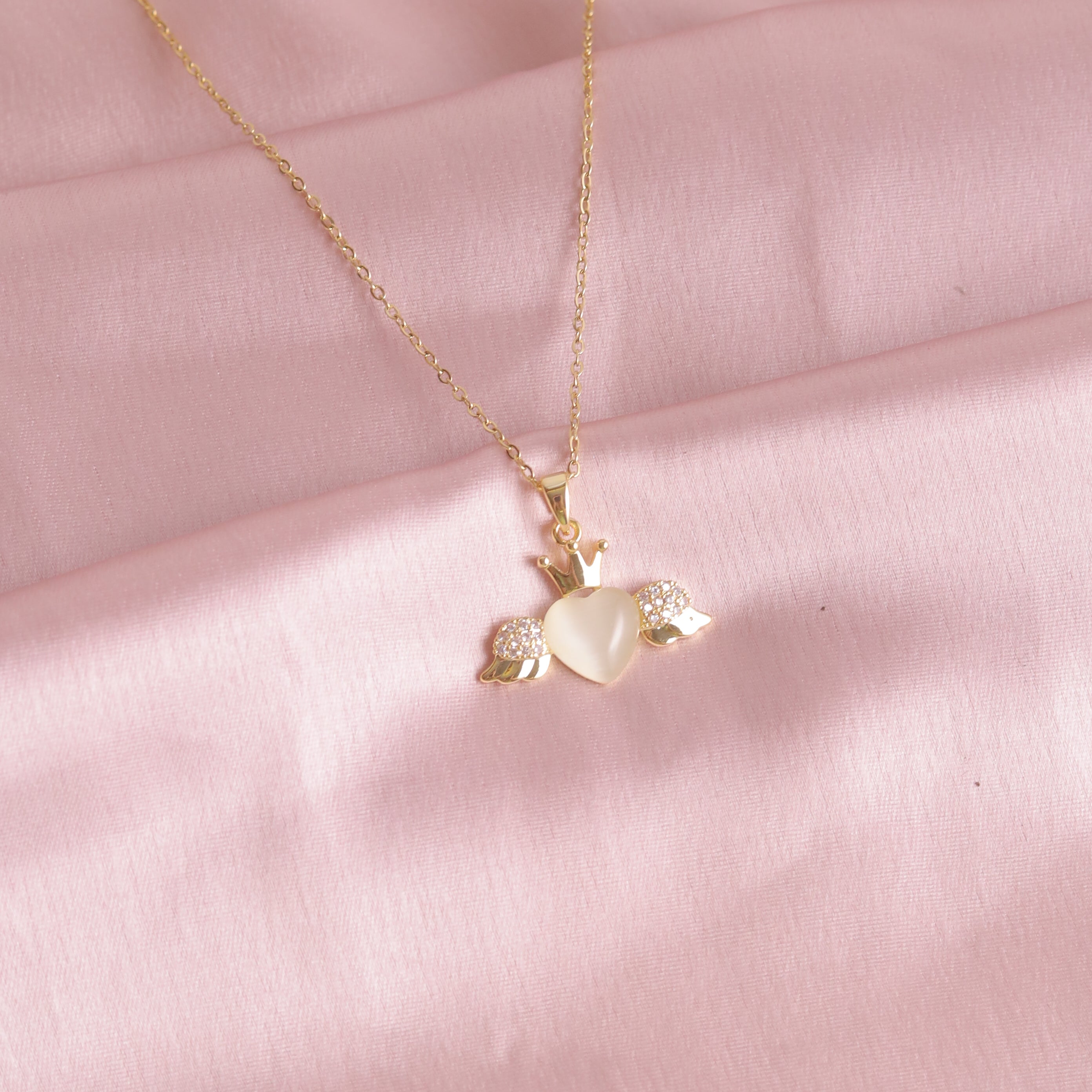 Winged Love Necklace