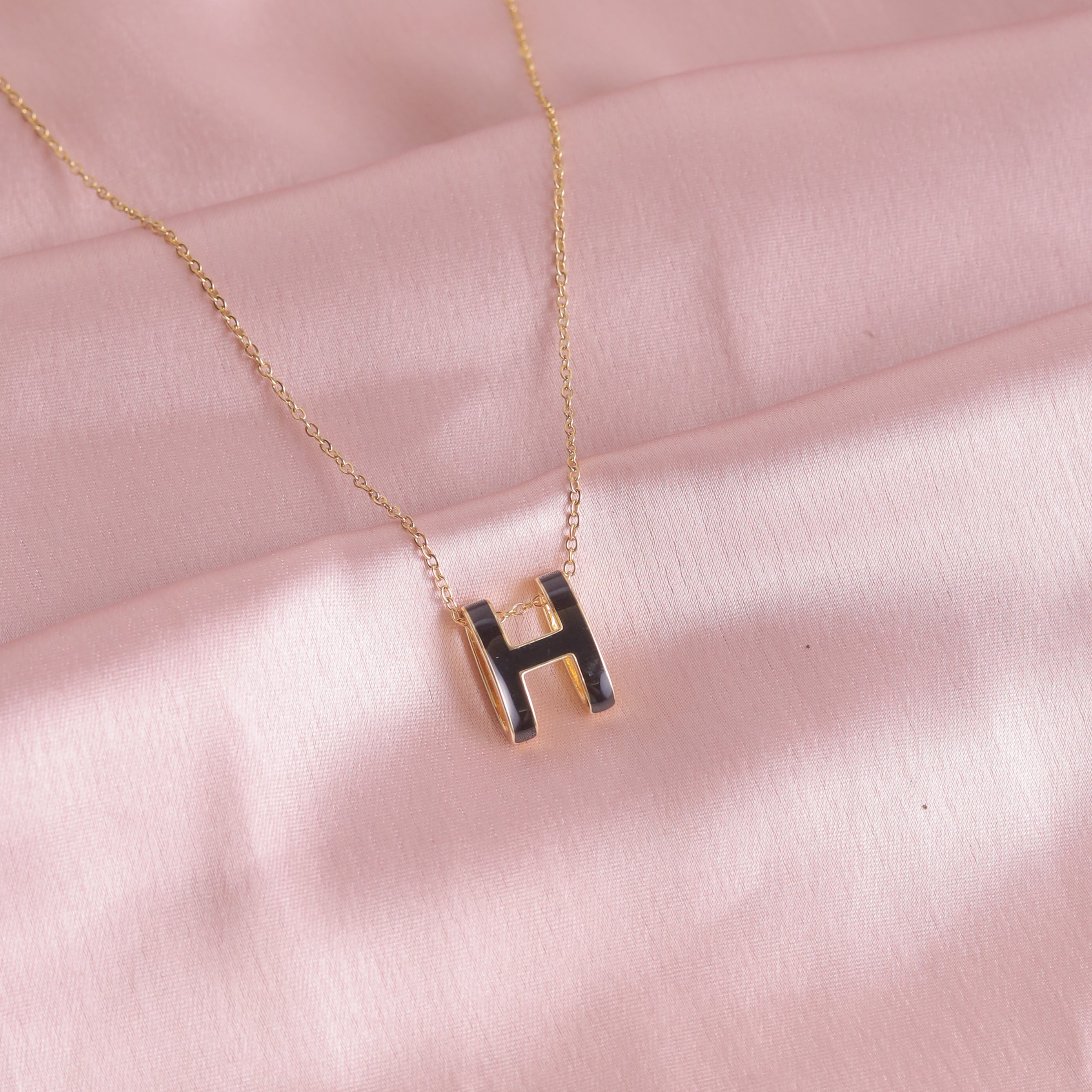 H Initial Necklace