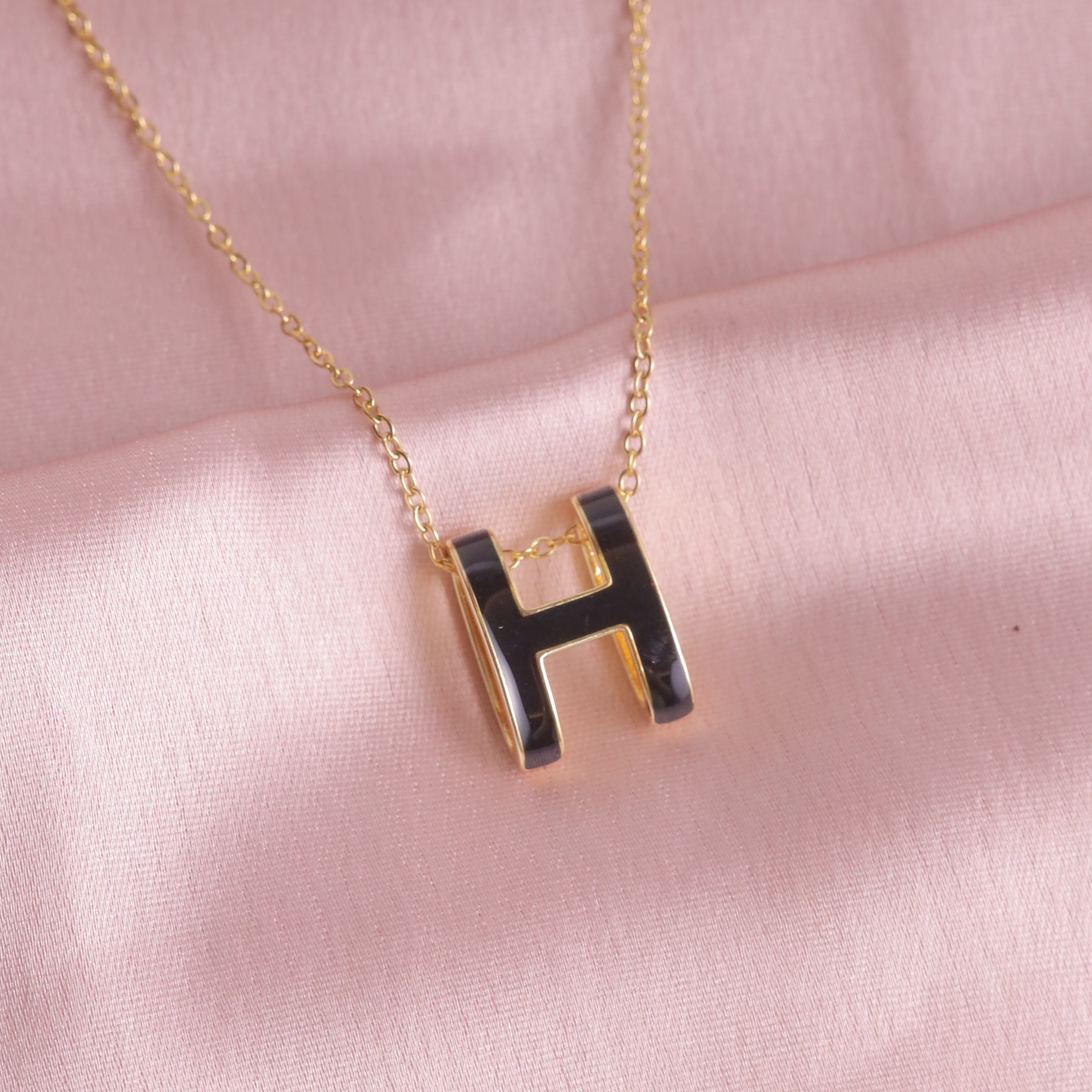 H Initial Necklace