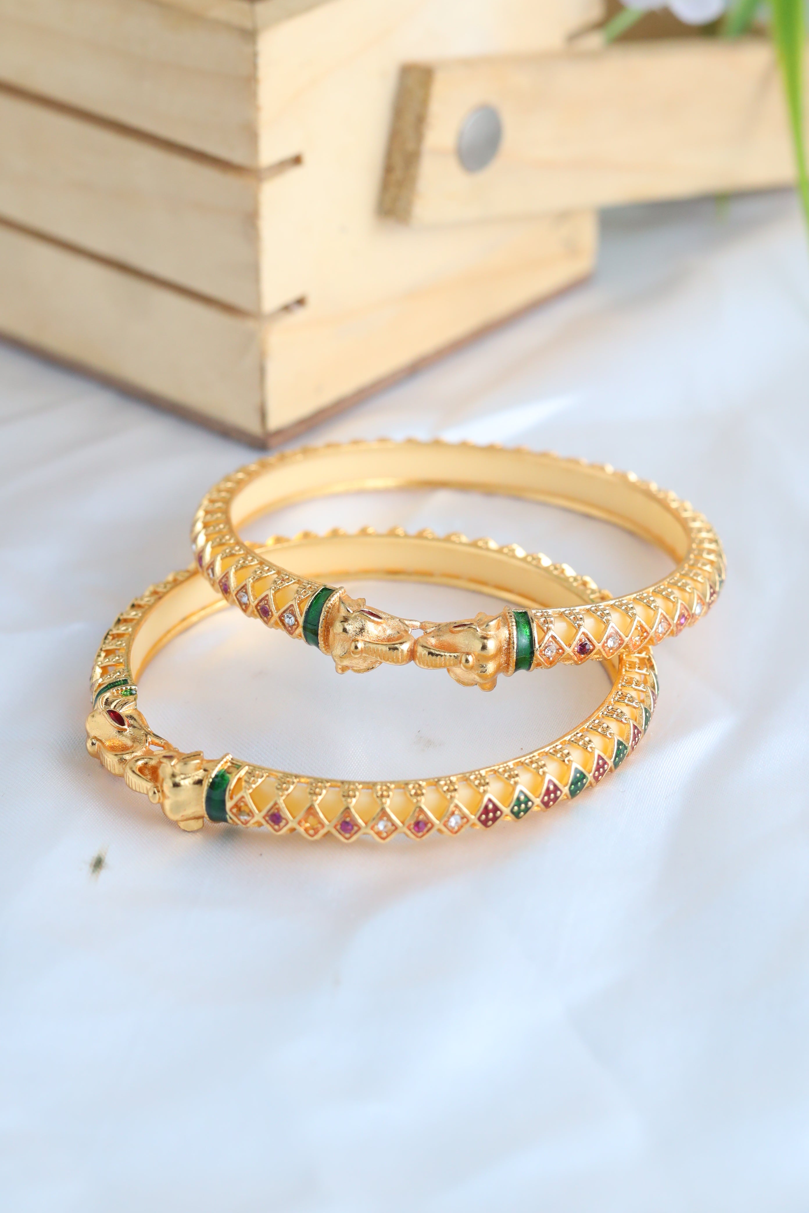 Jyoti Bangle. (Set of 2 )