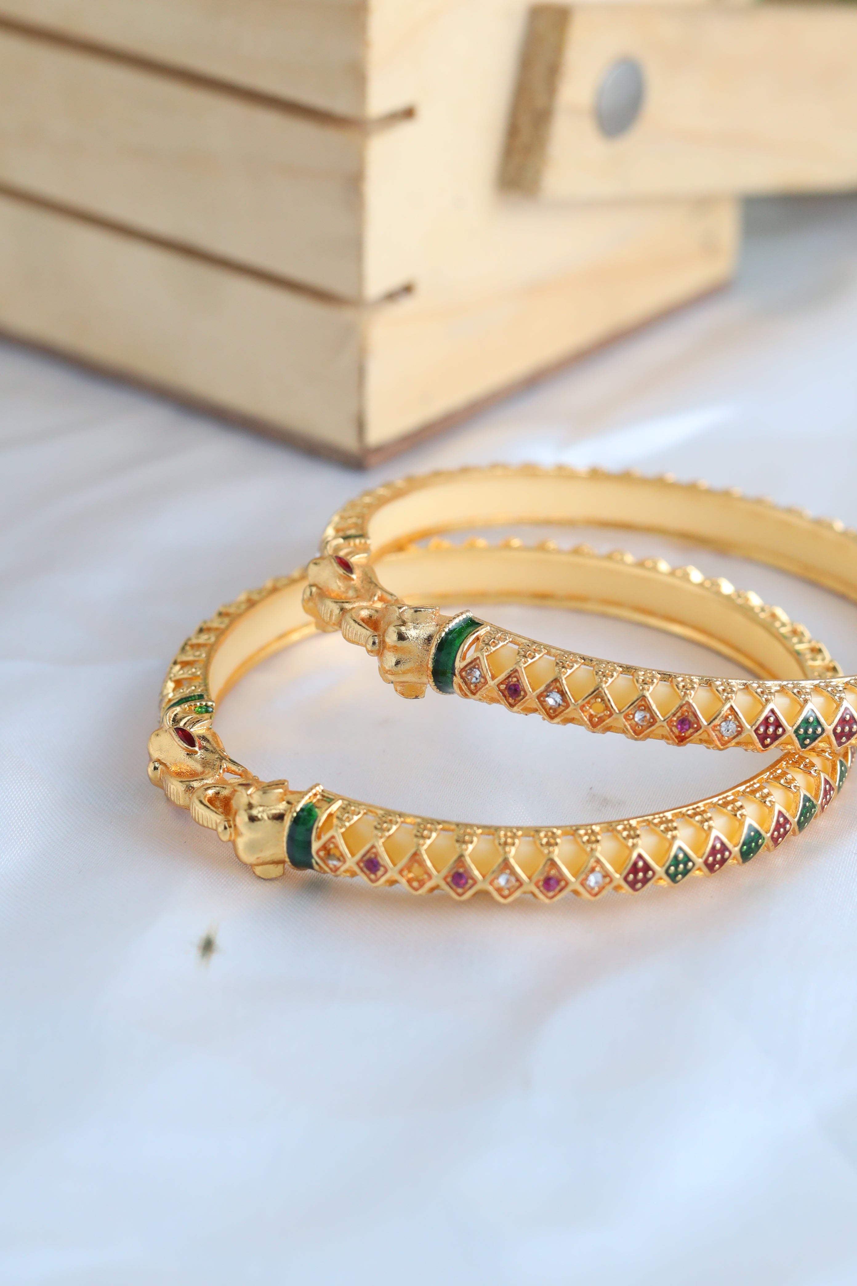 Jyoti Bangle. (Set of 2 )