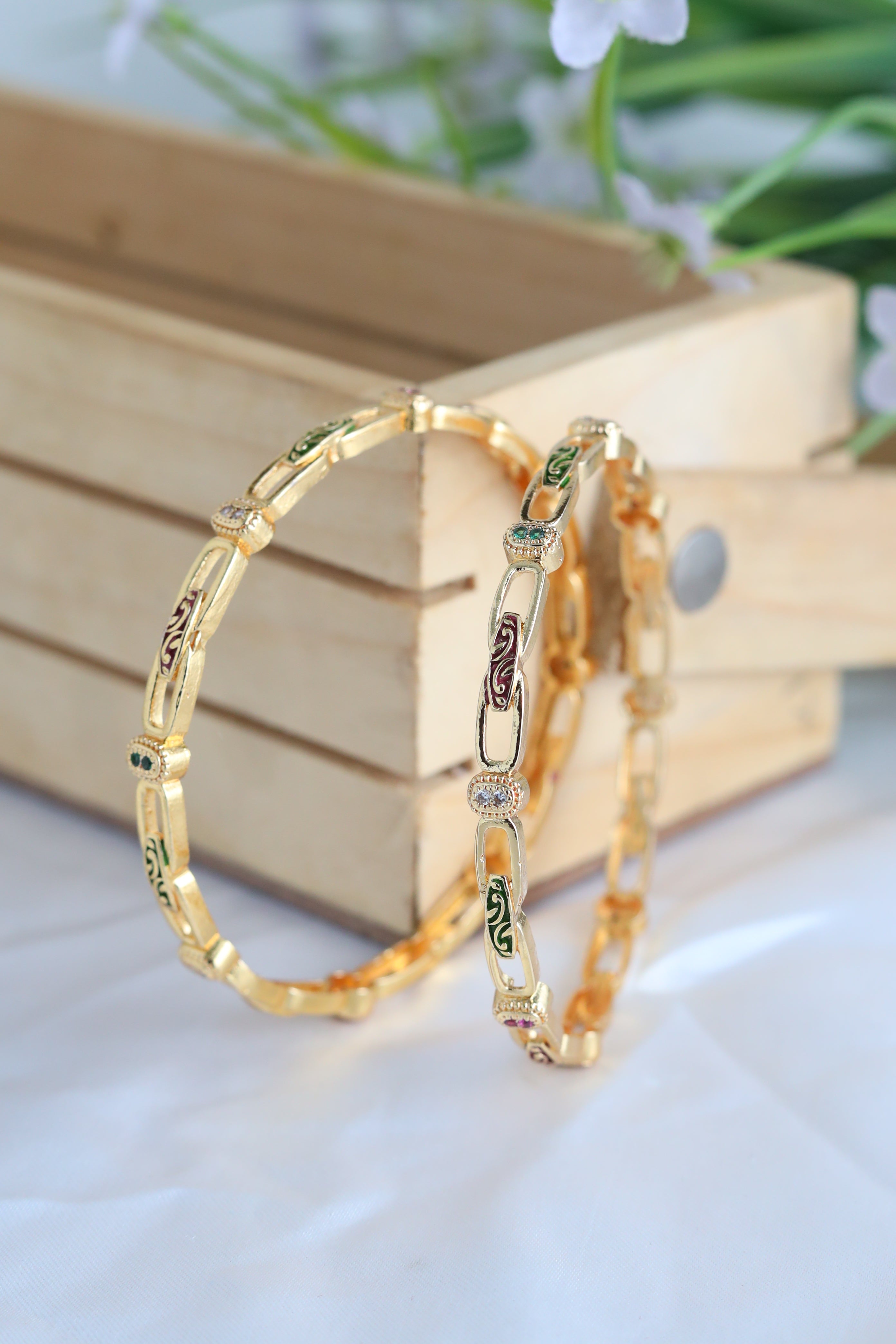 Sharvari Bangle.  ( Set of 2 )