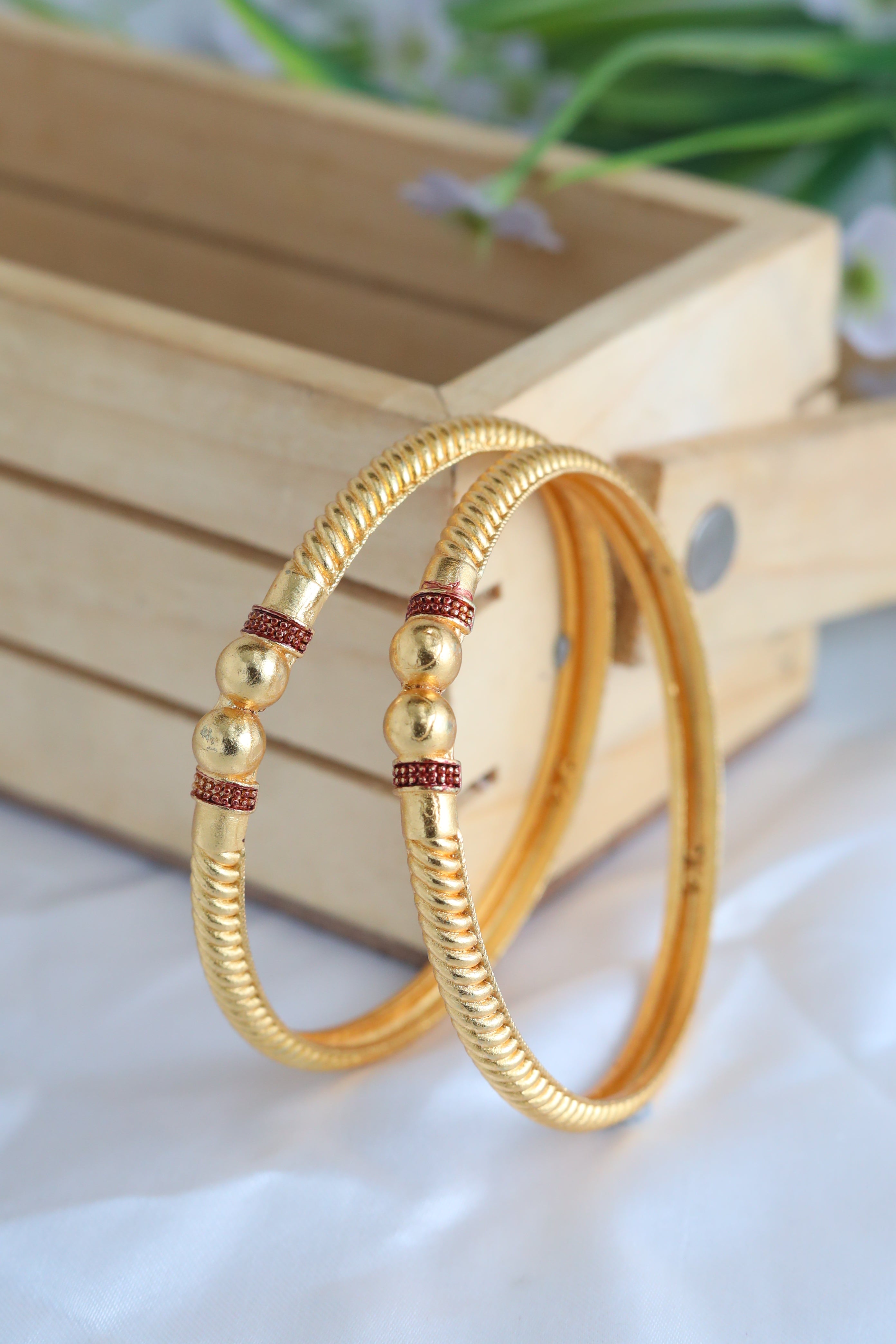 Sheetal Bangle. (Set of 2 )