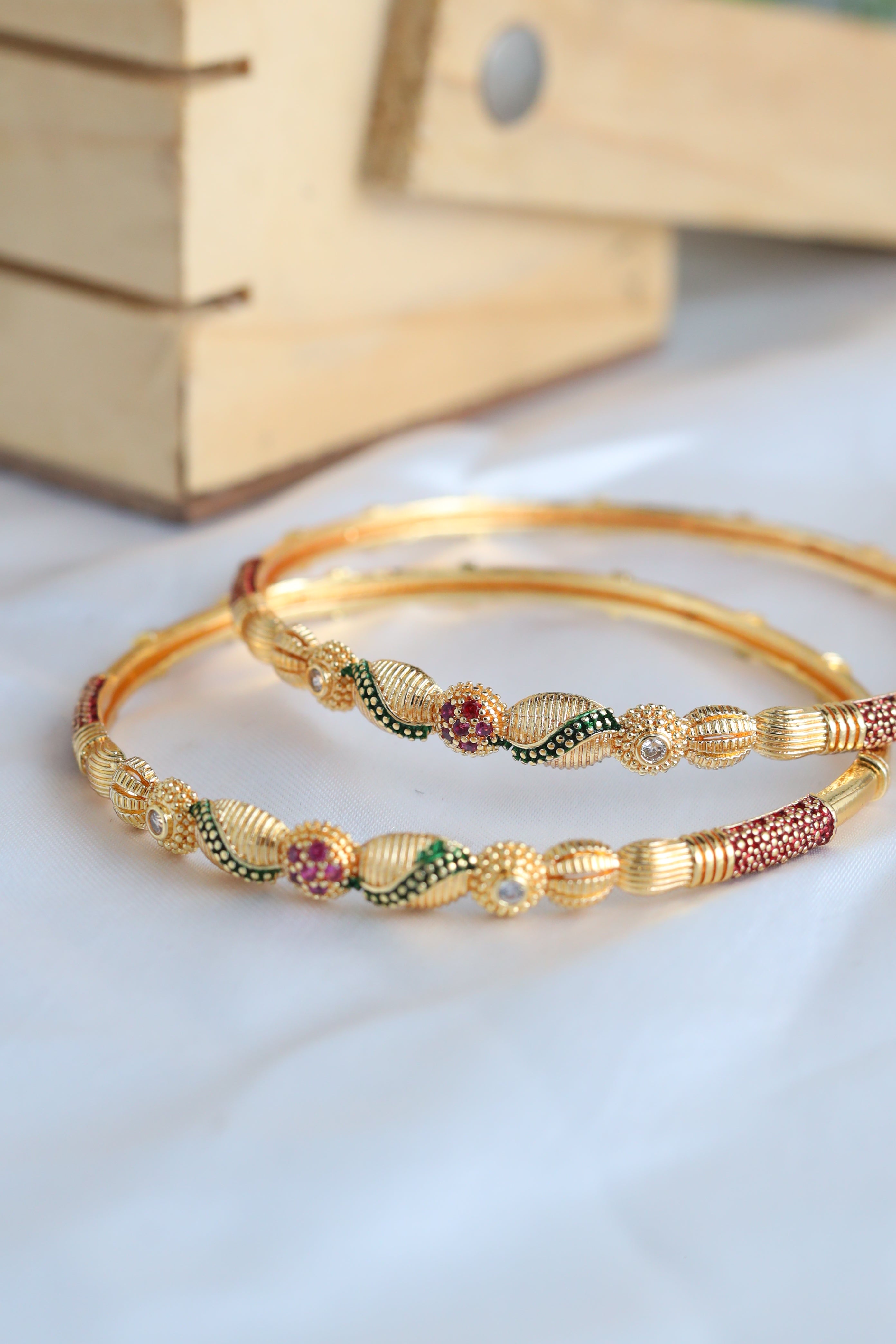 Mukta Bangle.  ( Set of 2 )