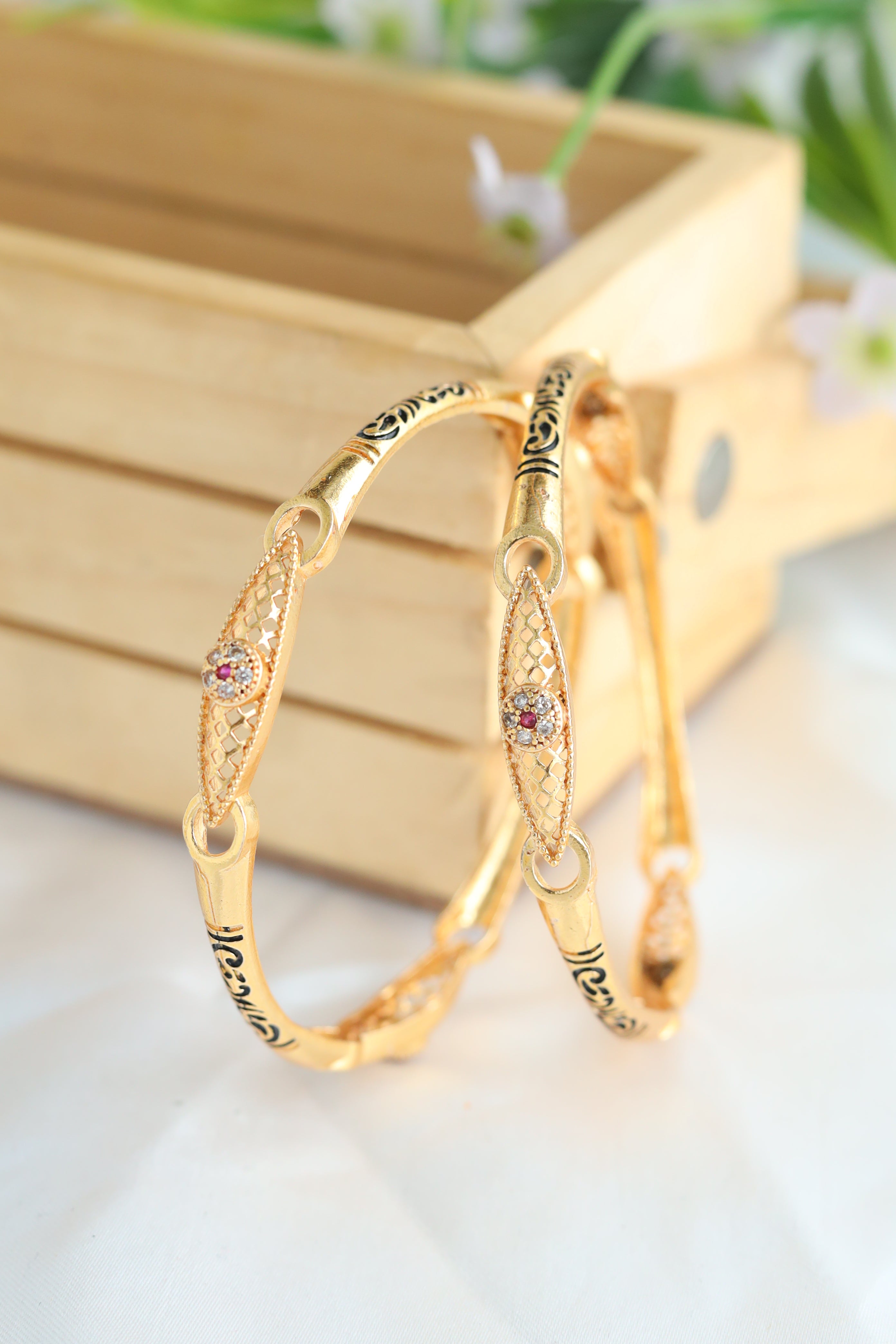 Upasana bangle. (Set of 2)