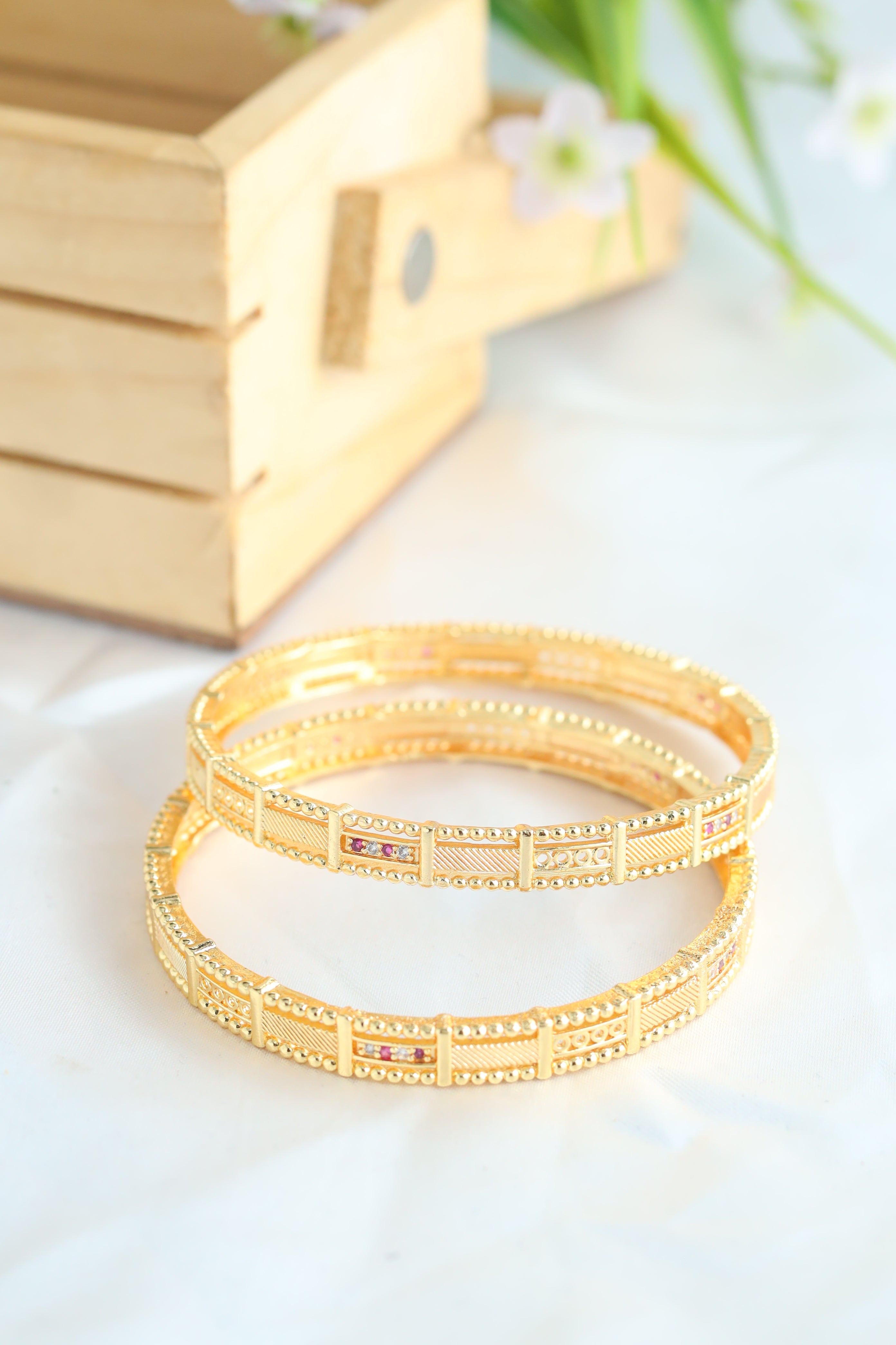 Deepika Bangle ( Set of 2)