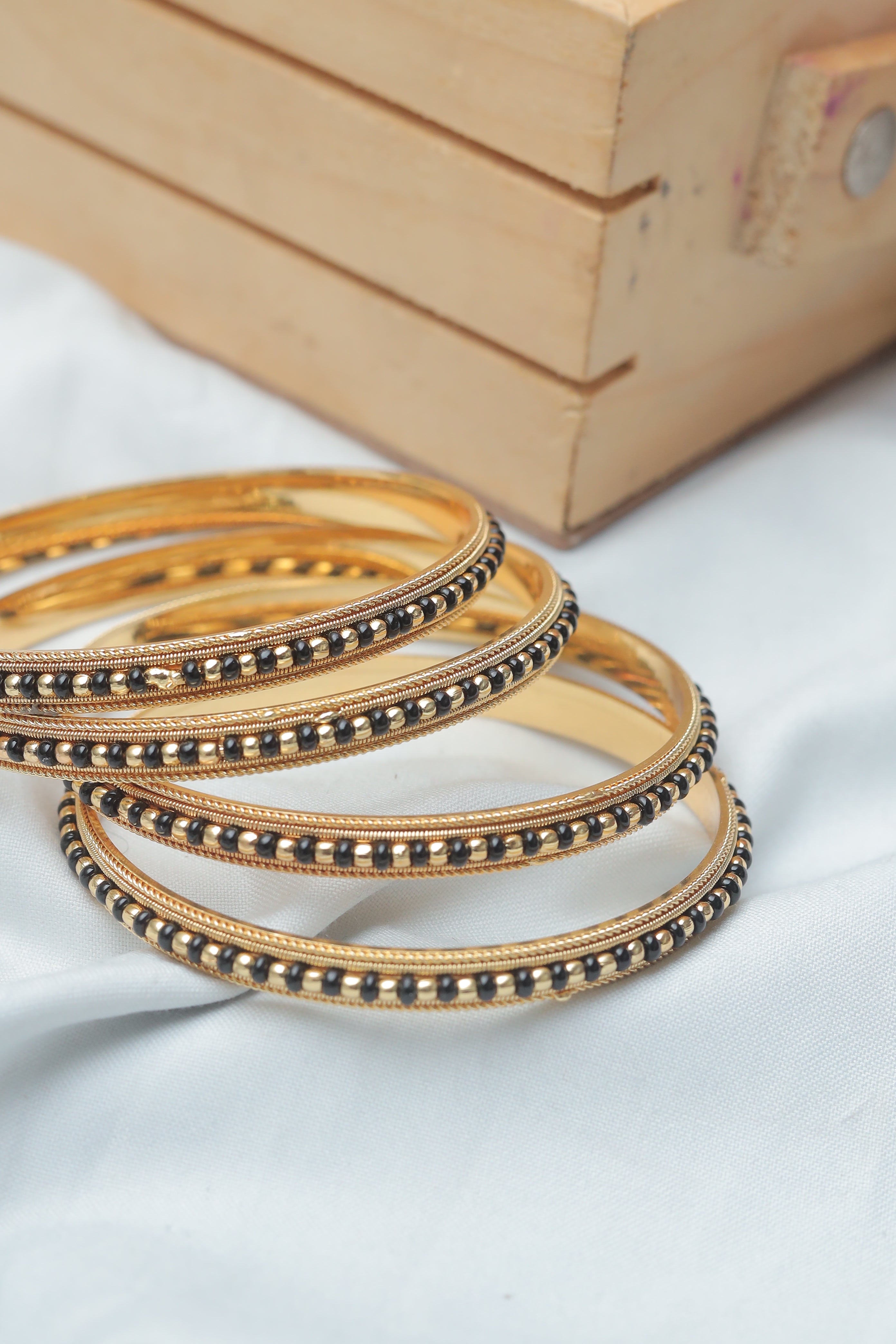 Srushti Mangalsutra Bangle.  ( Set of 4)