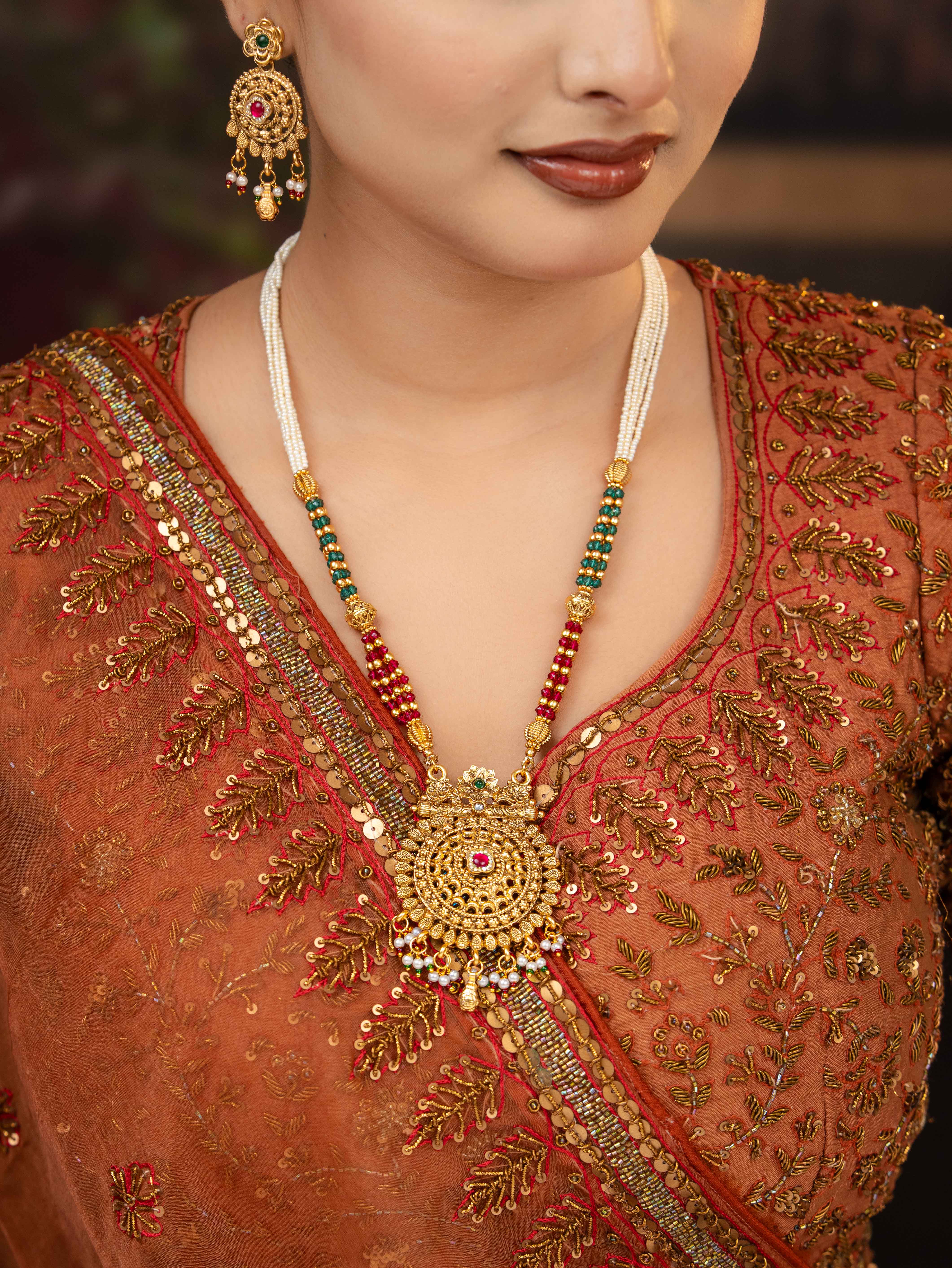 Manshi necklace set