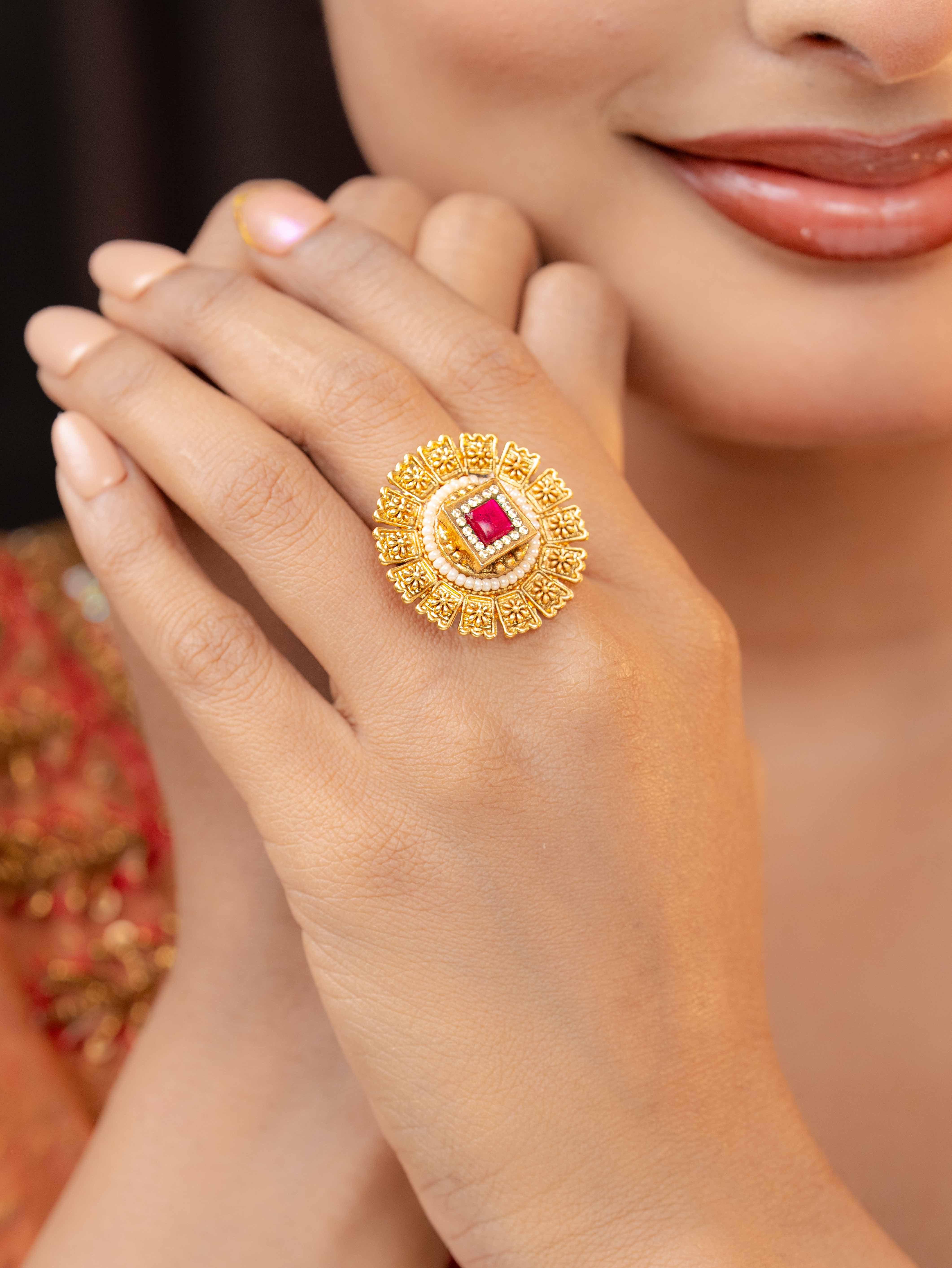 Gulraaj Adjustable Ring