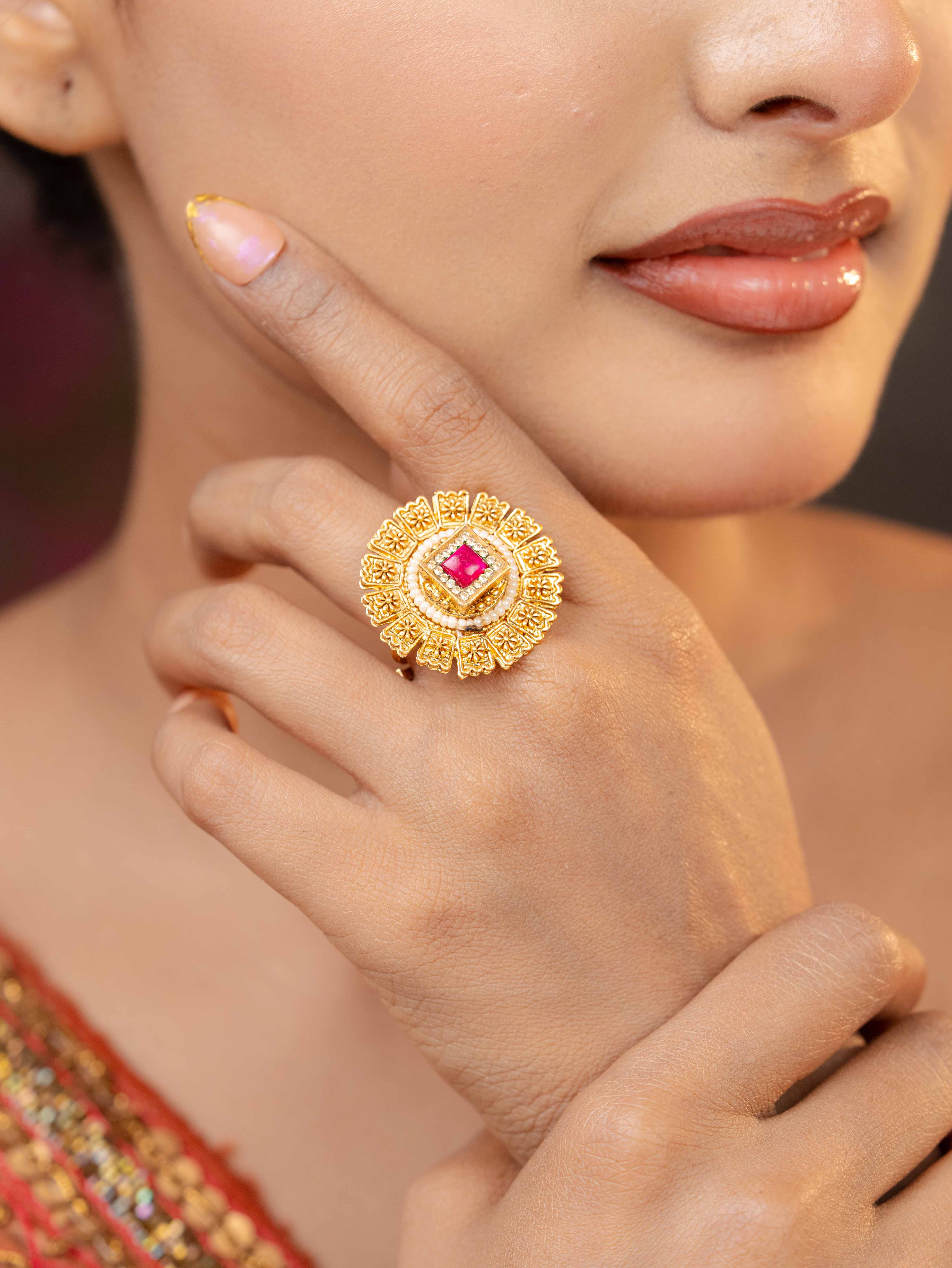 Gulraaj Adjustable Ring