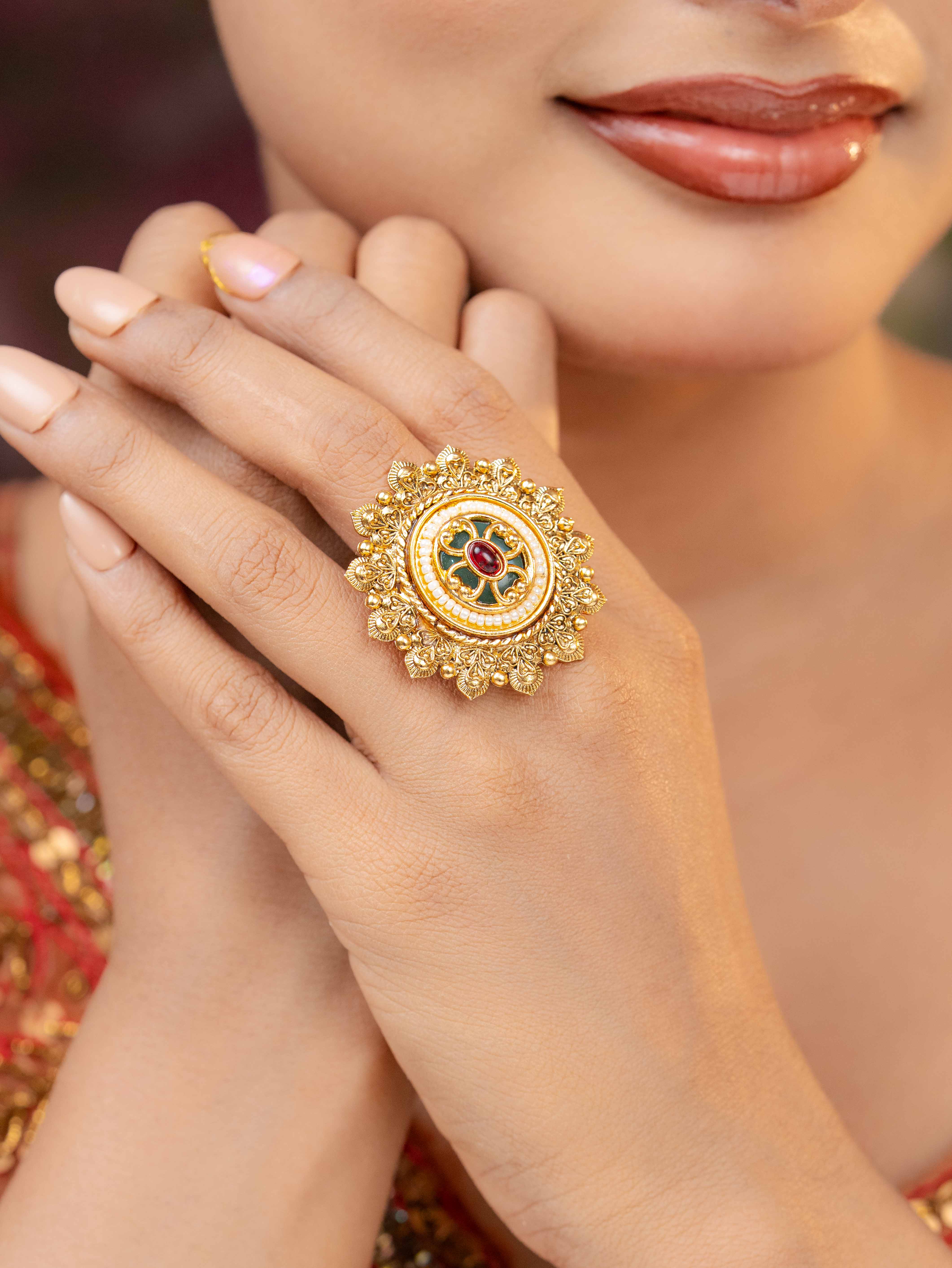 Indrani Adjustable Ring