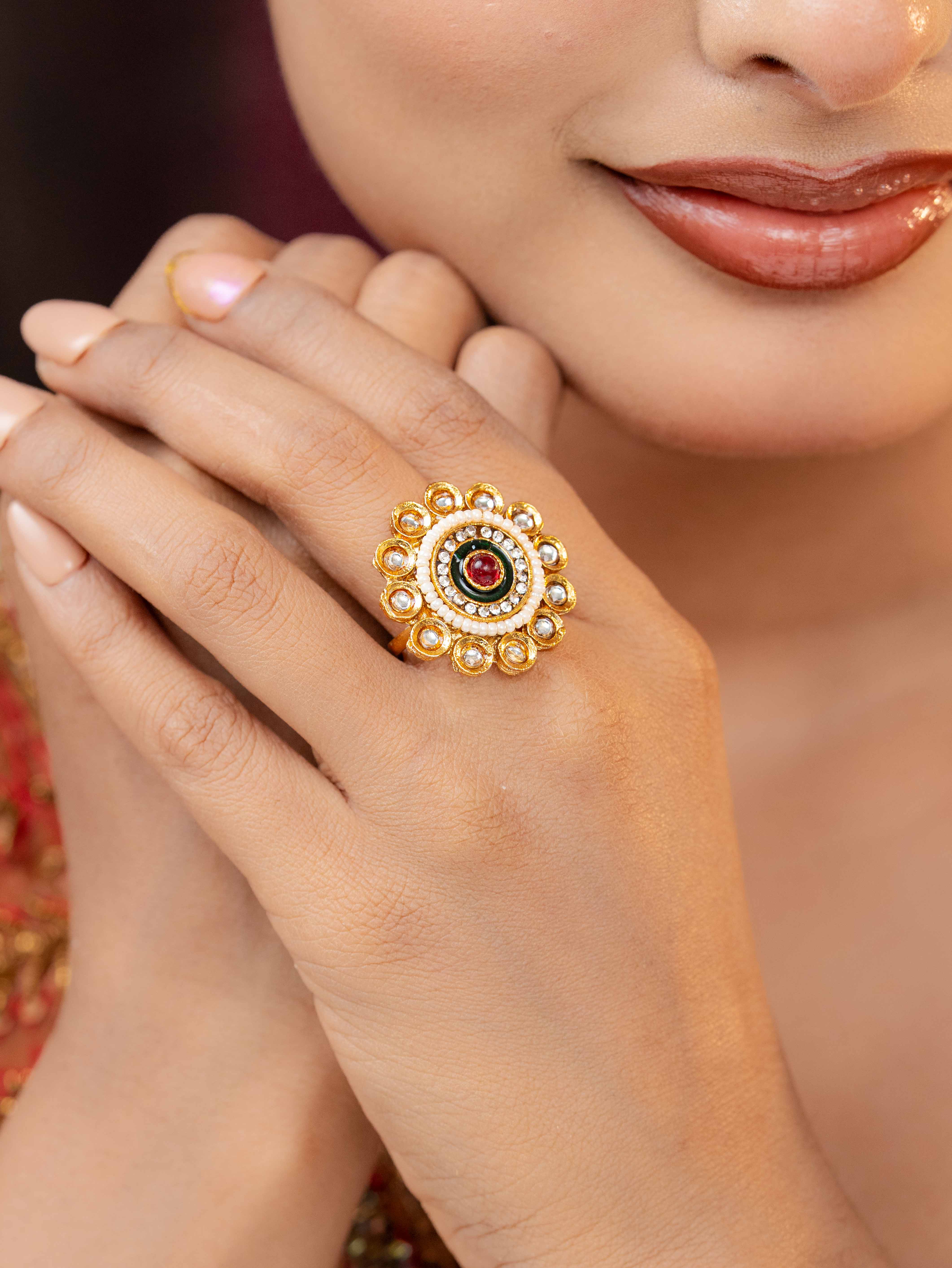 Devyani Adjustable Ring