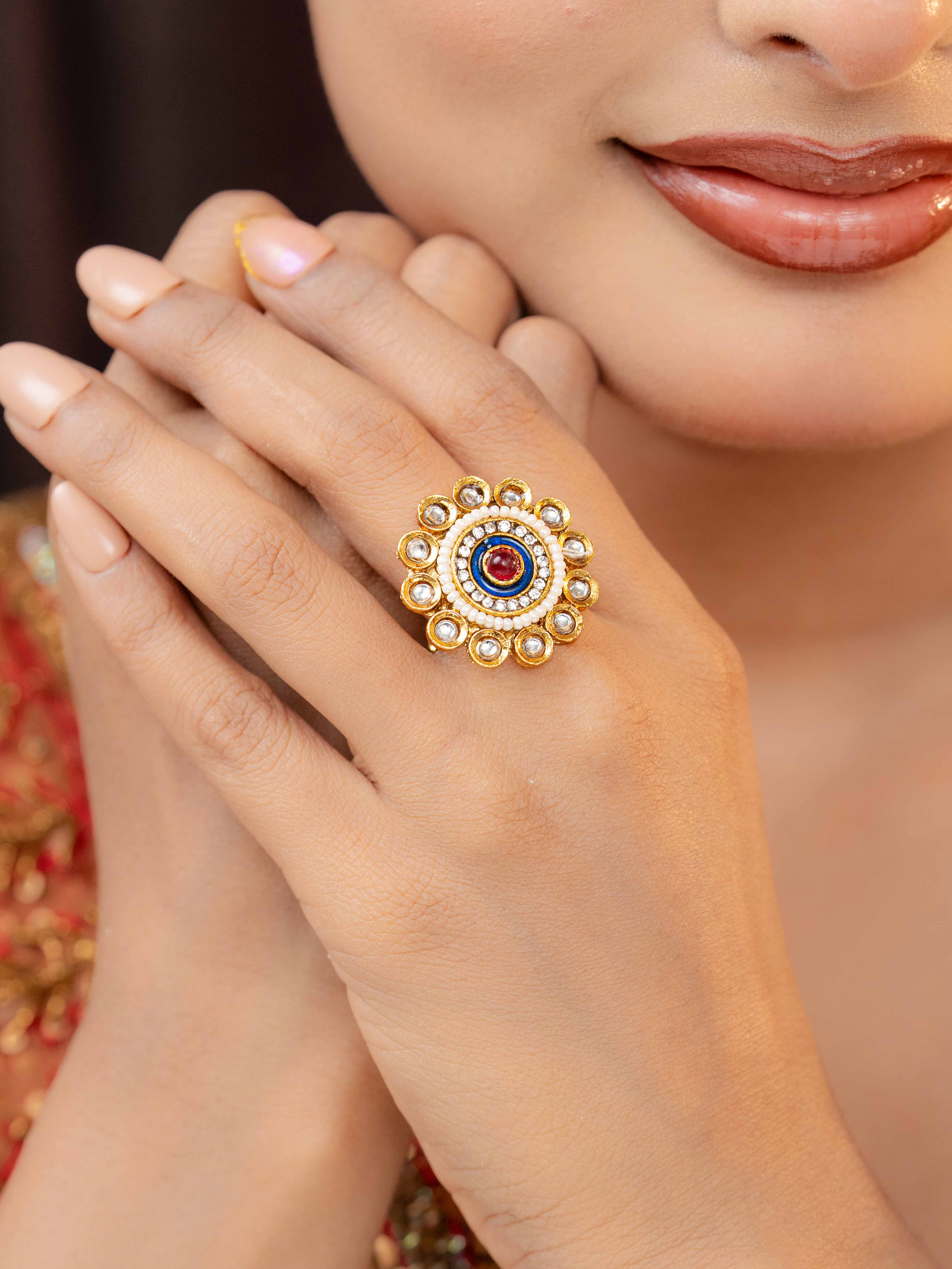 Devyani Adjustable Ring