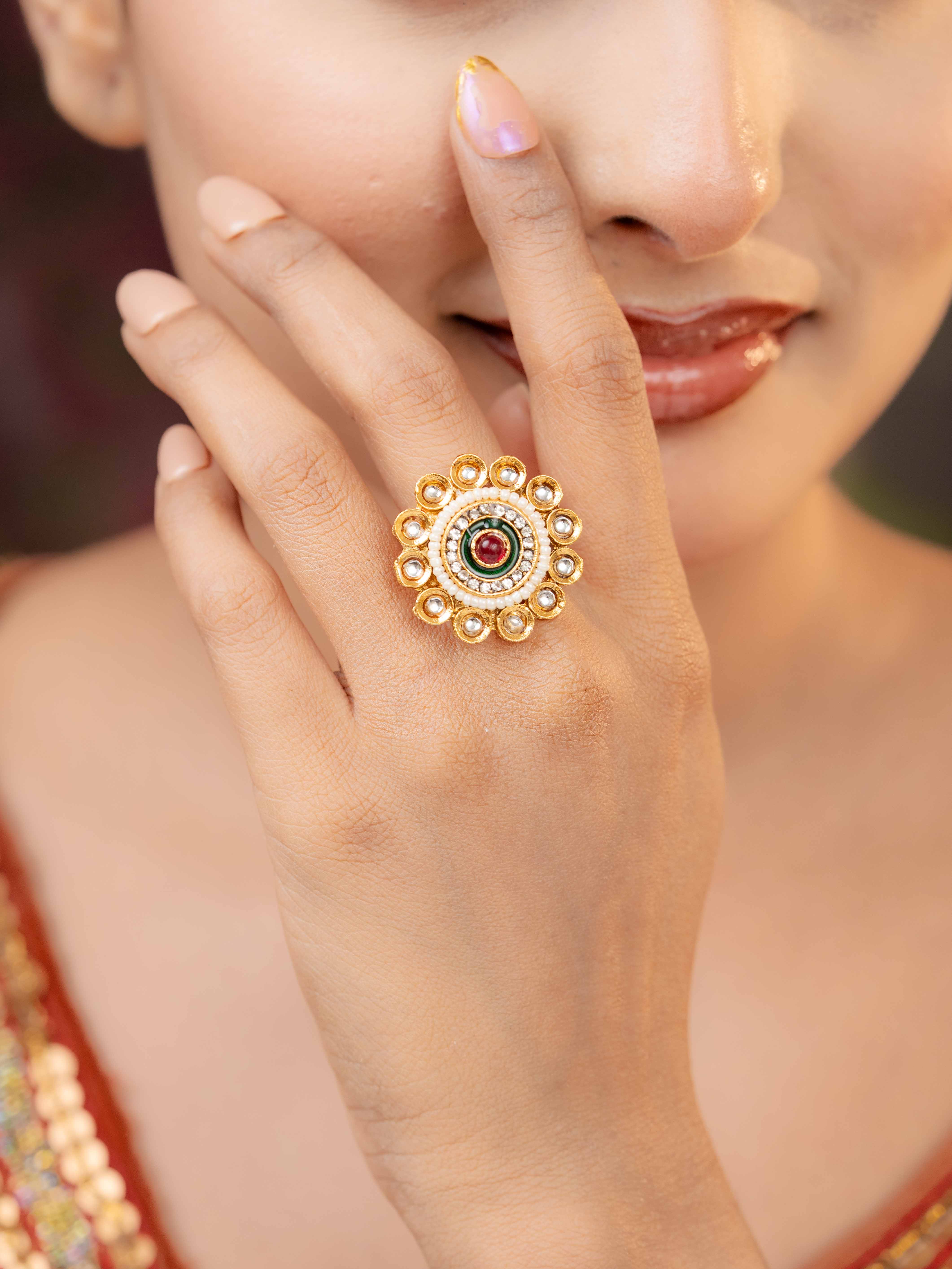 Devyani Adjustable Ring