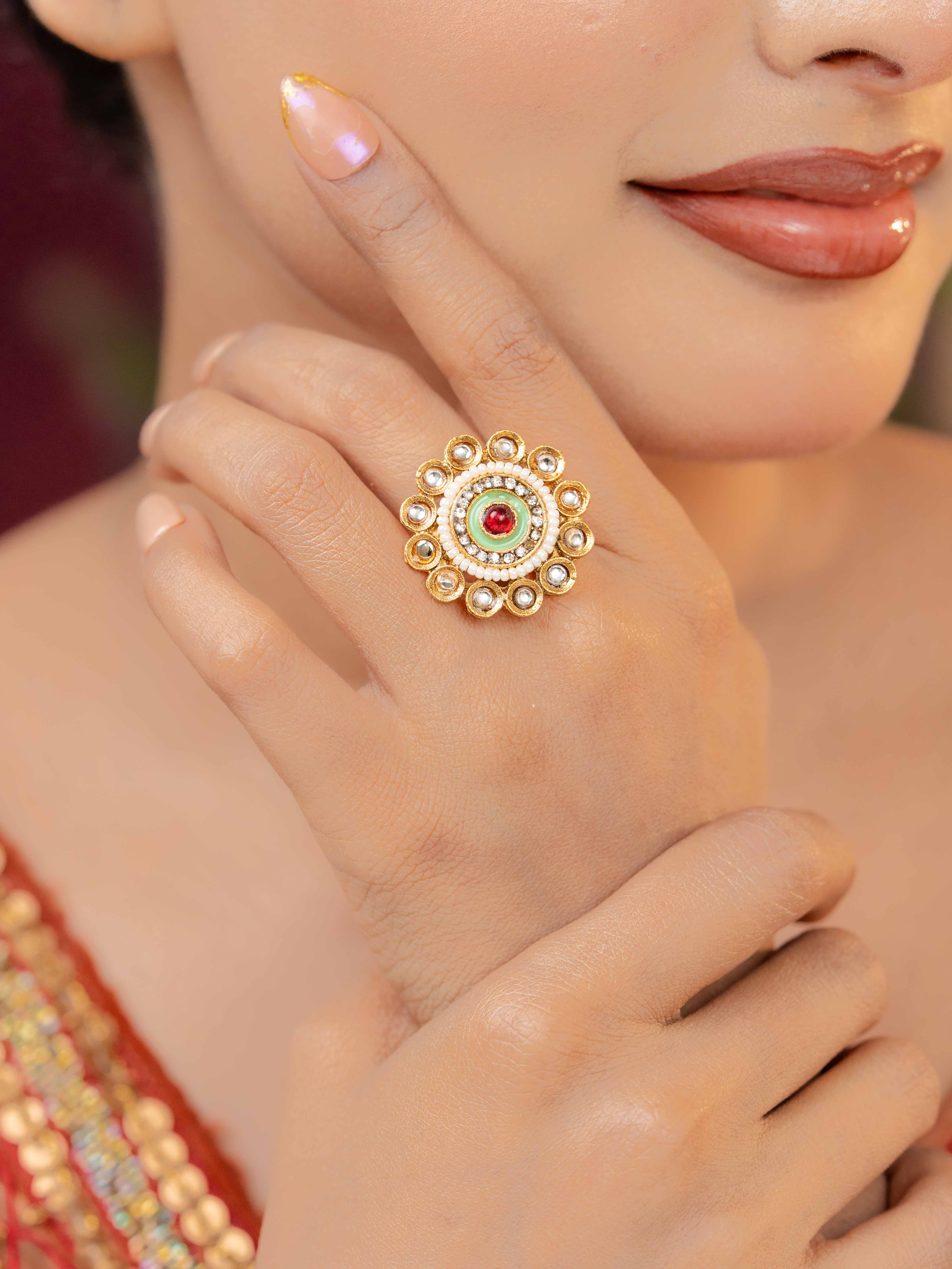 Devyani Adjustable Ring