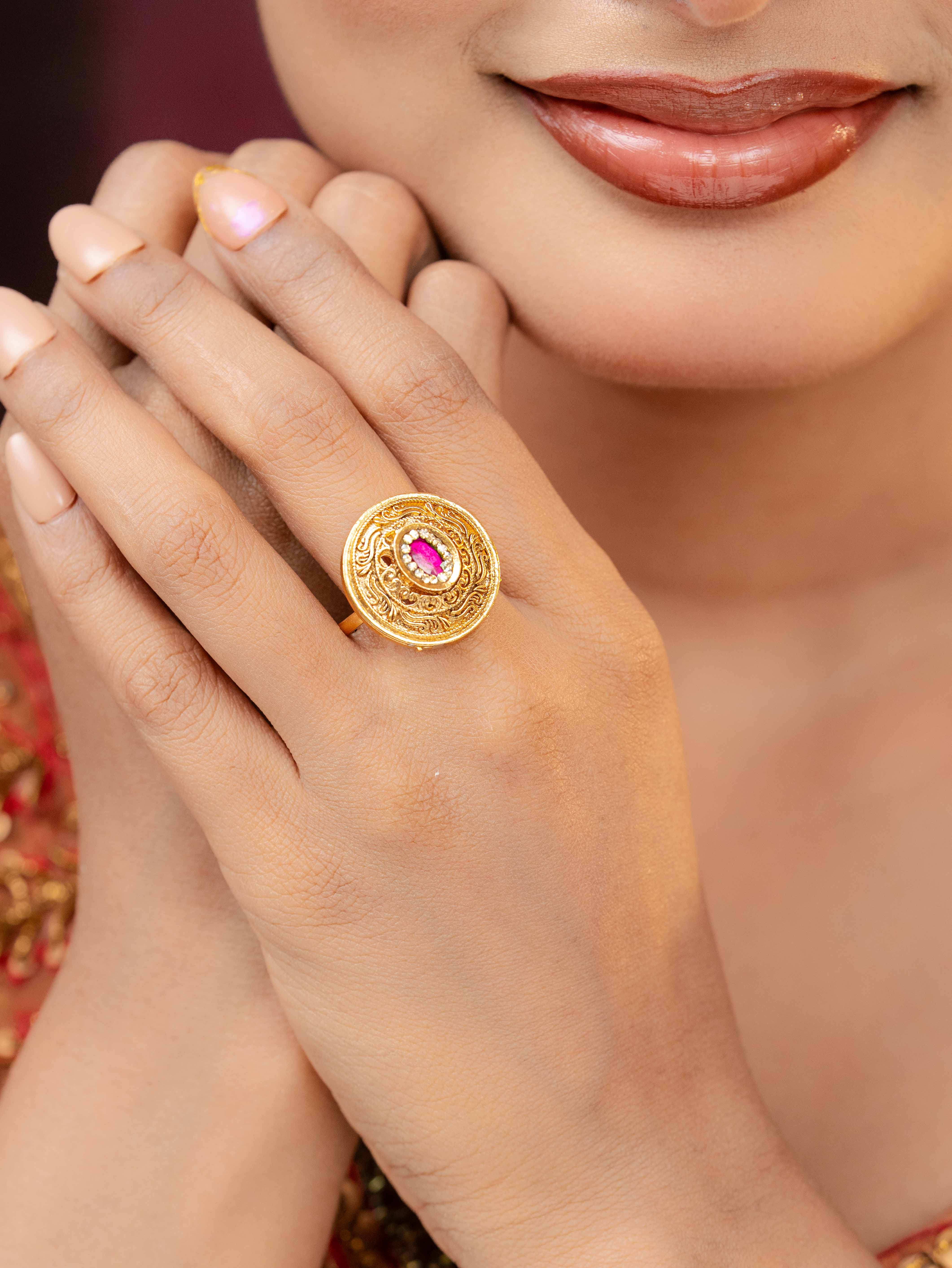 Riyana Adjustable Ring