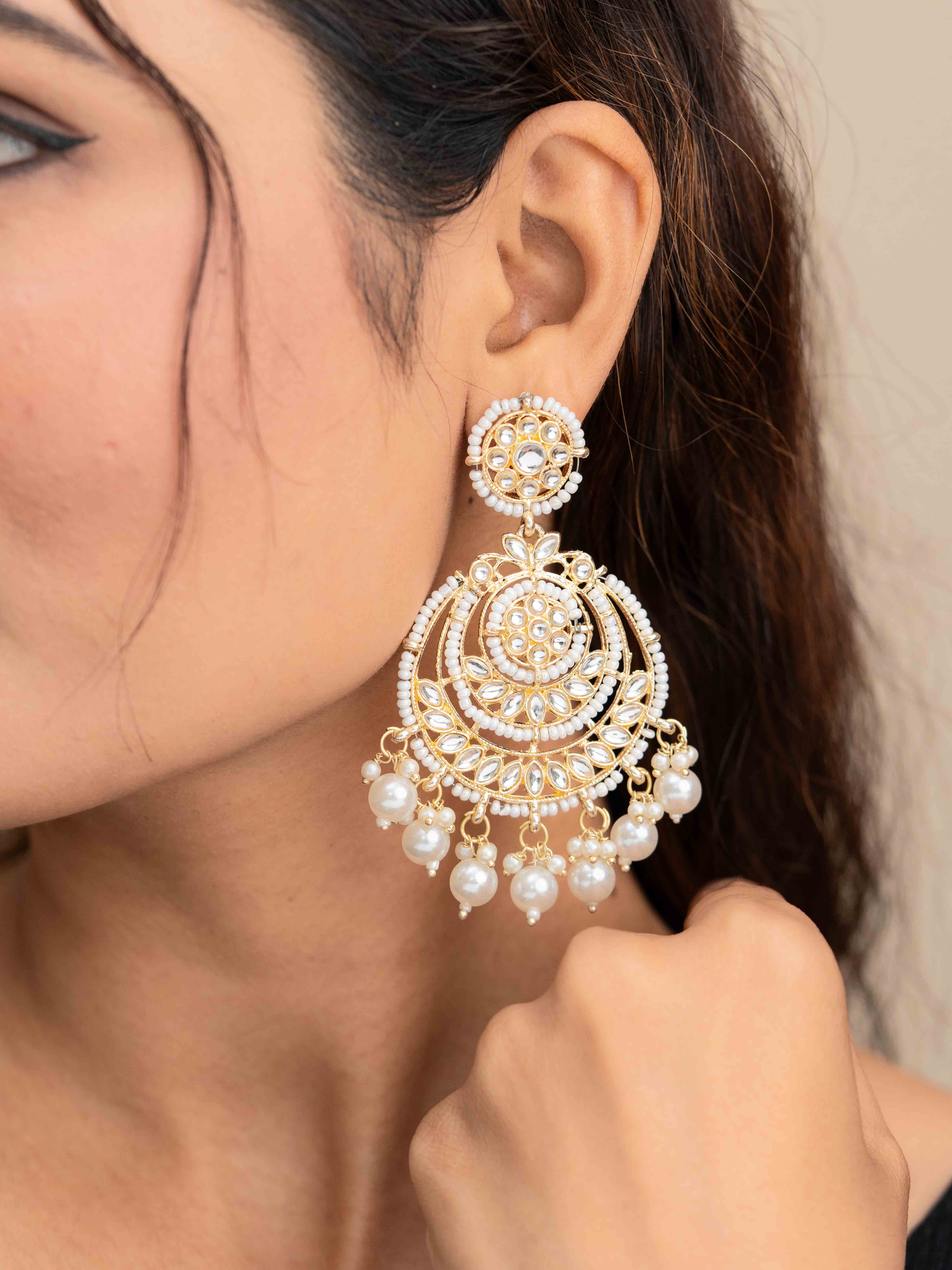 Shanvika Kundan Earrings