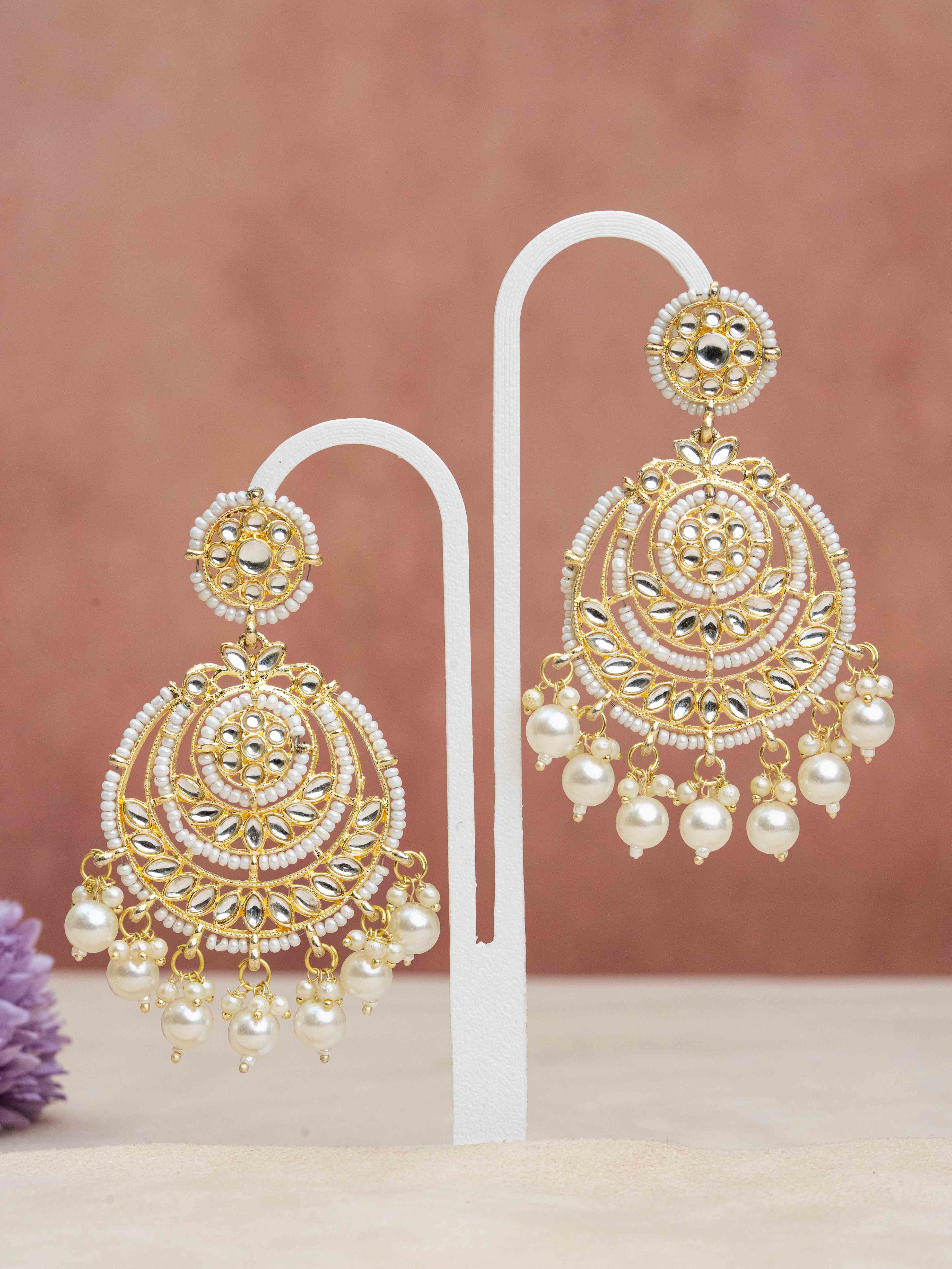 Shanvika Kundan Earrings