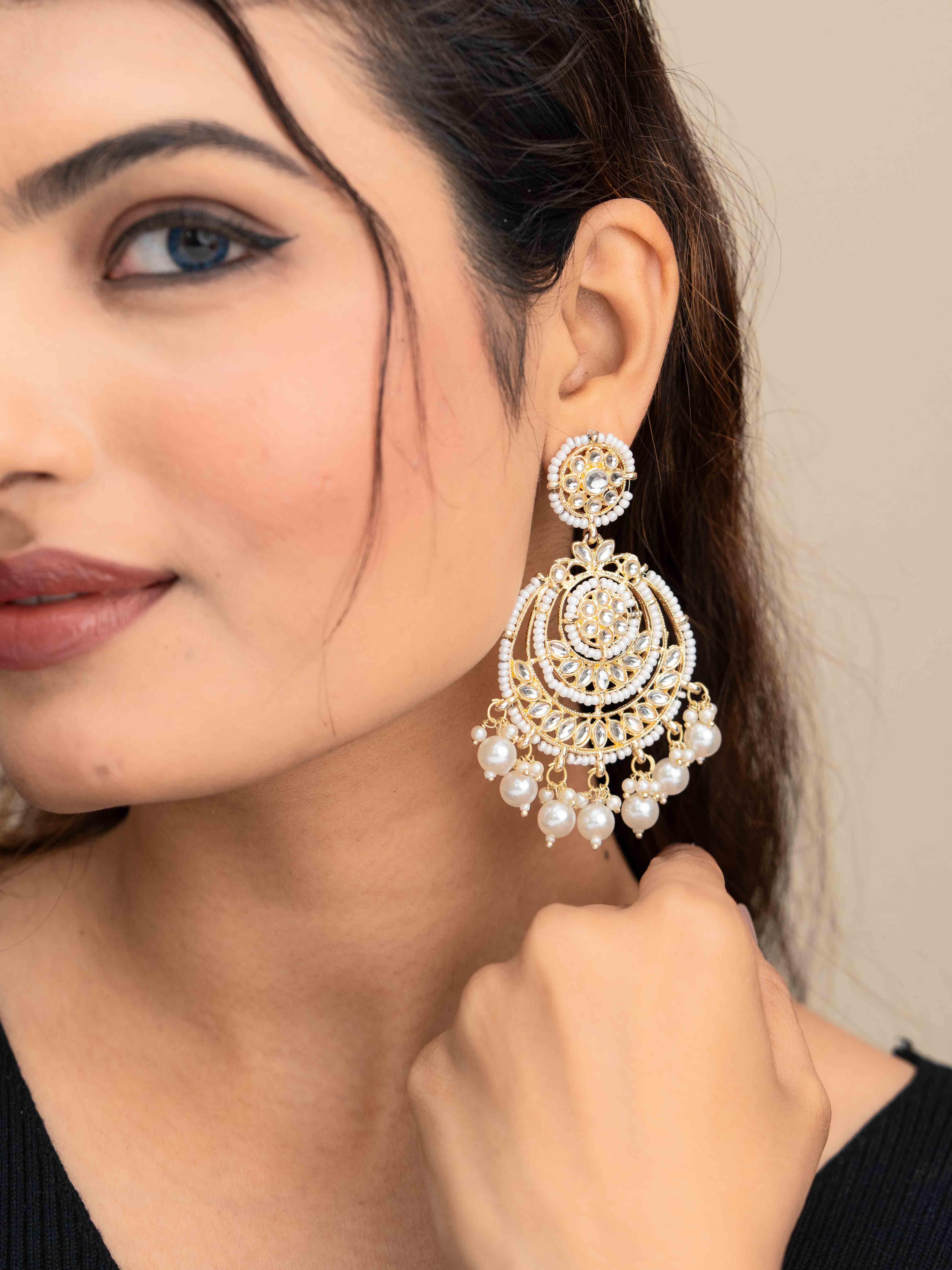 Shanvika Kundan Earrings