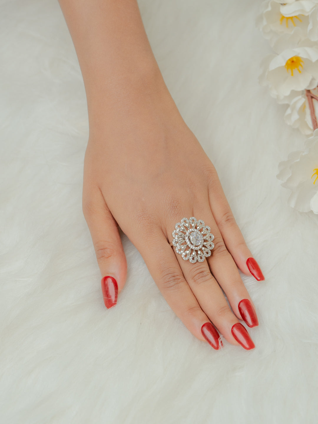 Shravya Adjustable Ring