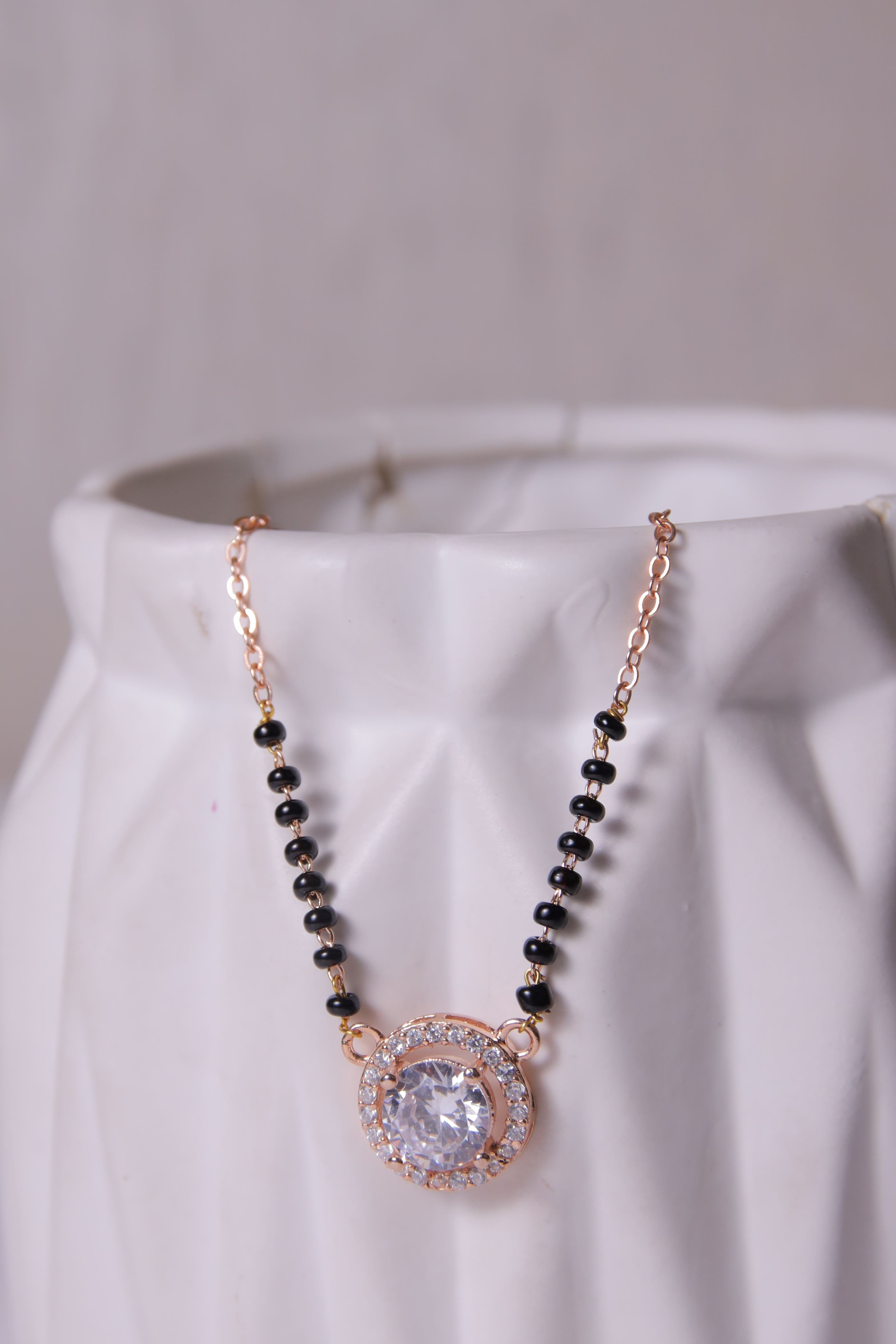 Single Diamond Designs Suhana Mangalsutra Buy Online - Zeraki Jewels 