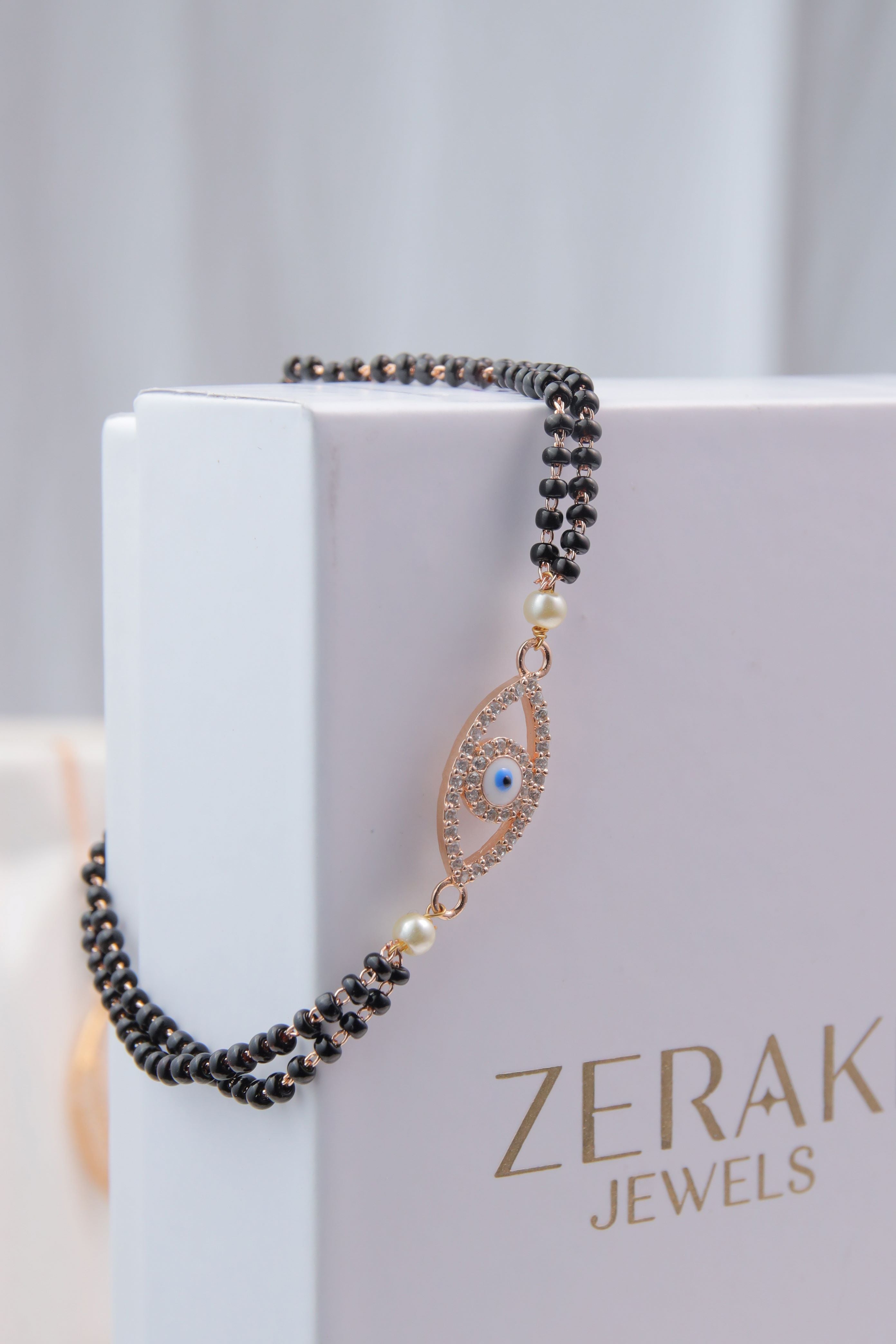 Trendy Evil Eye Mangalsutra Bracelet Buy Online - Zeraki Jewels