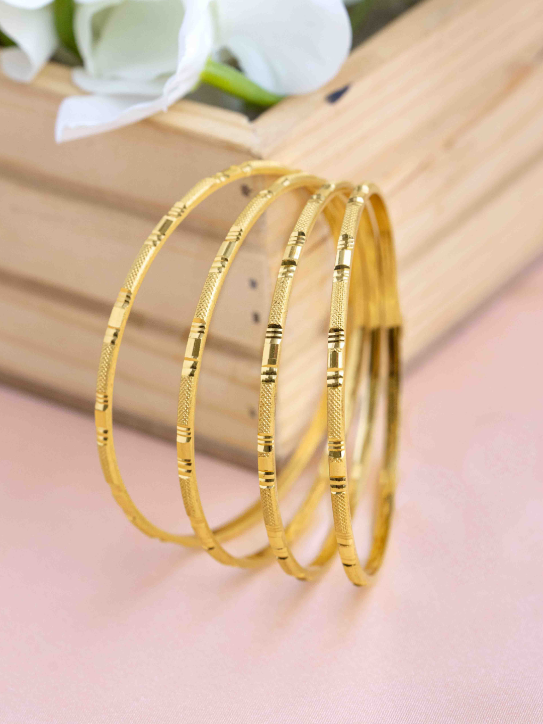 Divyangi Bangle.  (Set of 4 )